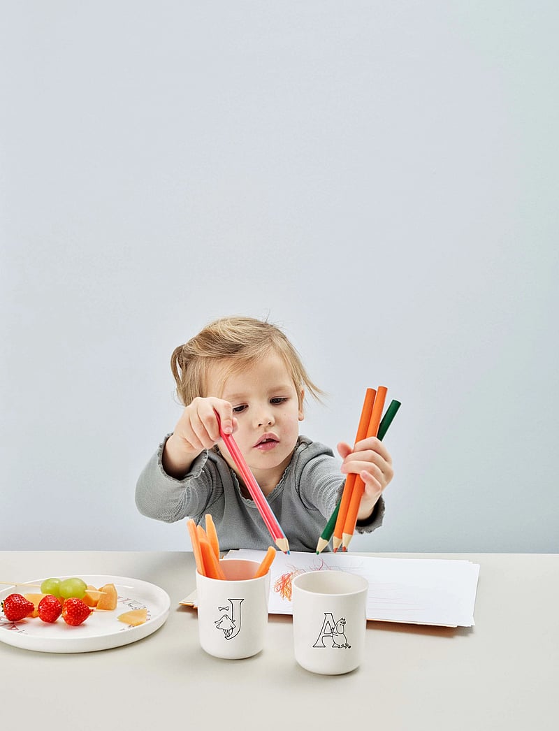 RIG-TIG - Moomin ABC tallrik Ø 20 cm Moomin salmon - frühstücksteller - salmon - 3