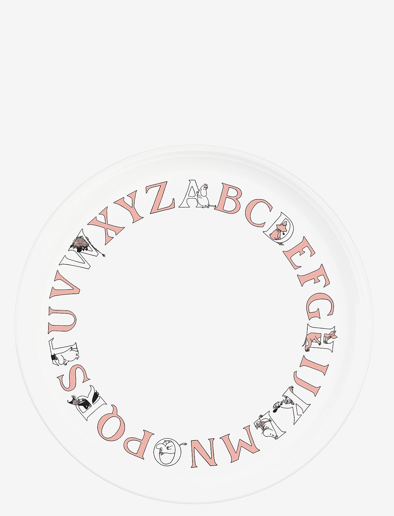 RIG-TIG - Moomin ABC tallrik Ø 20 cm Moomin salmon - frühstücksteller - salmon - 1