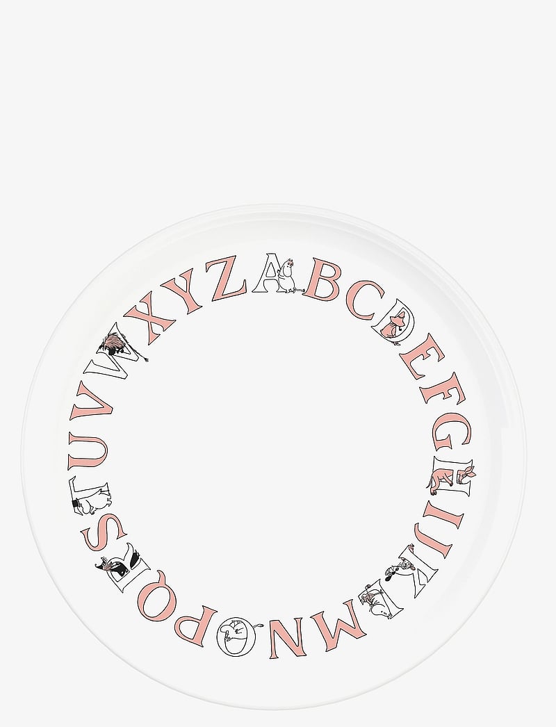 RIG-TIG - Moomin ABC tallrik Ø 20 cm Moomin salmon - frühstücksteller - salmon - 1