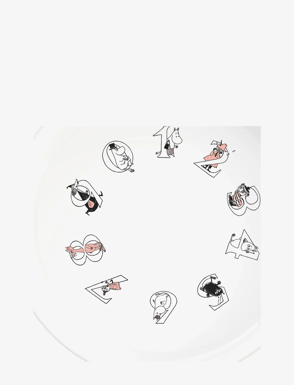 RIG-TIG - Moomin ABC skål Ø 15 cm Moomin salmon - tiefe teller - salmon - 0