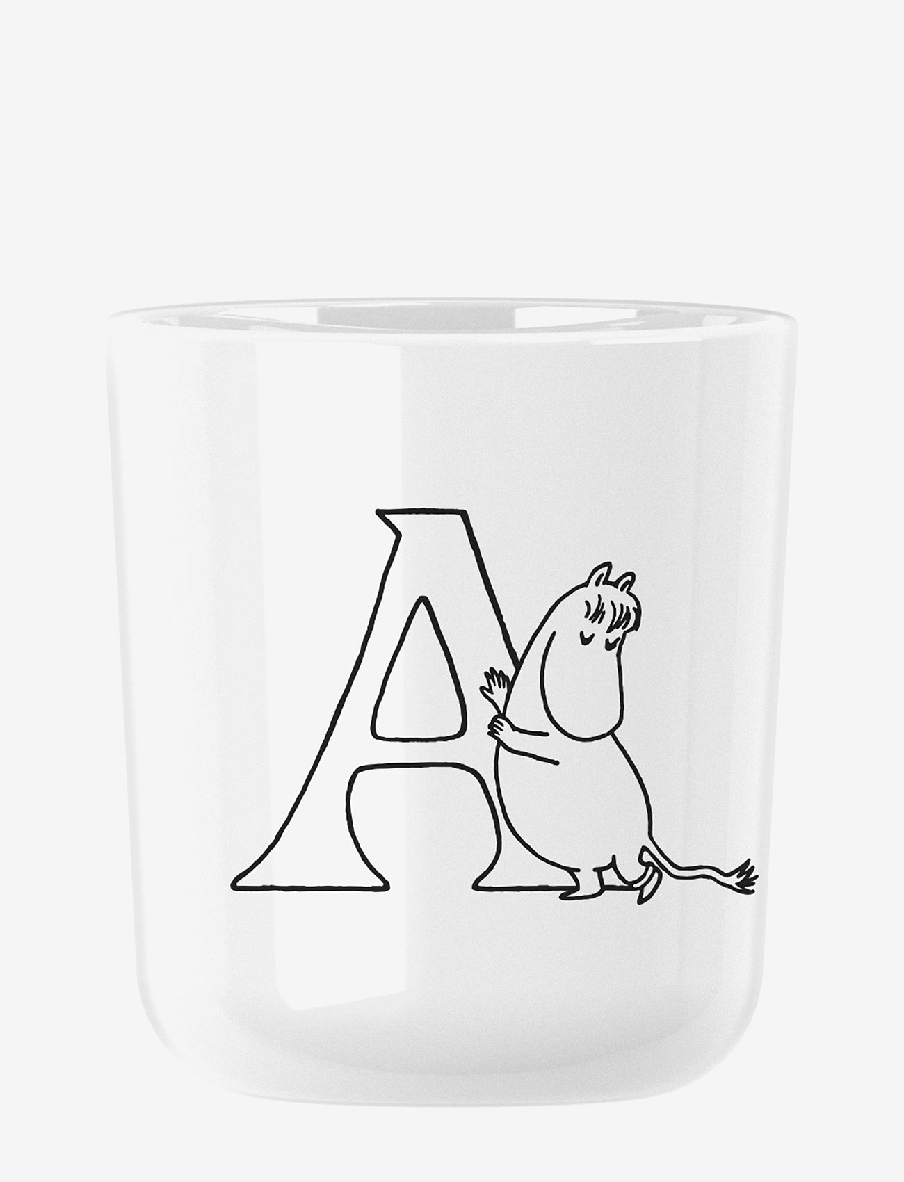 RIG-TIG - Moomin ABC mugg - A 0.2 l. Moomin white - alhaisimmat hinnat - white - 0