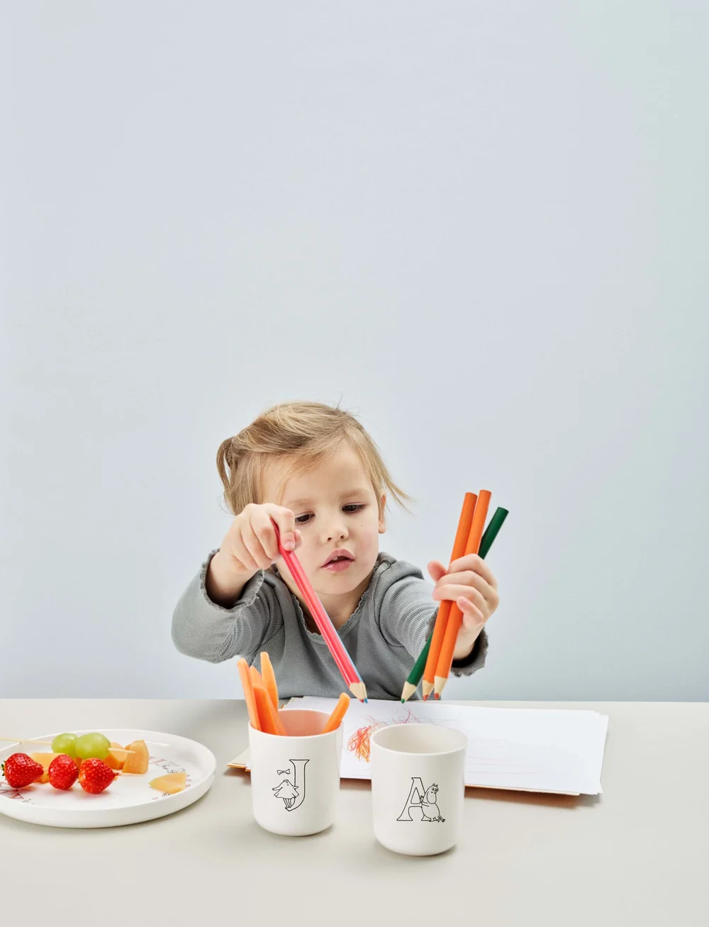 RIG-TIG - Moomin ABC mugg - A 0.2 l. Moomin white - tasses à expresso - white - 2