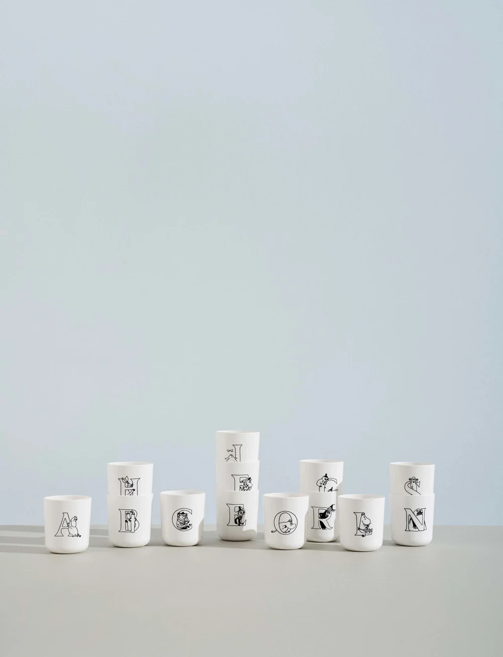 RIG-TIG - Moomin ABC mugg - A 0.2 l. Moomin white - tasses à expresso - white - 4