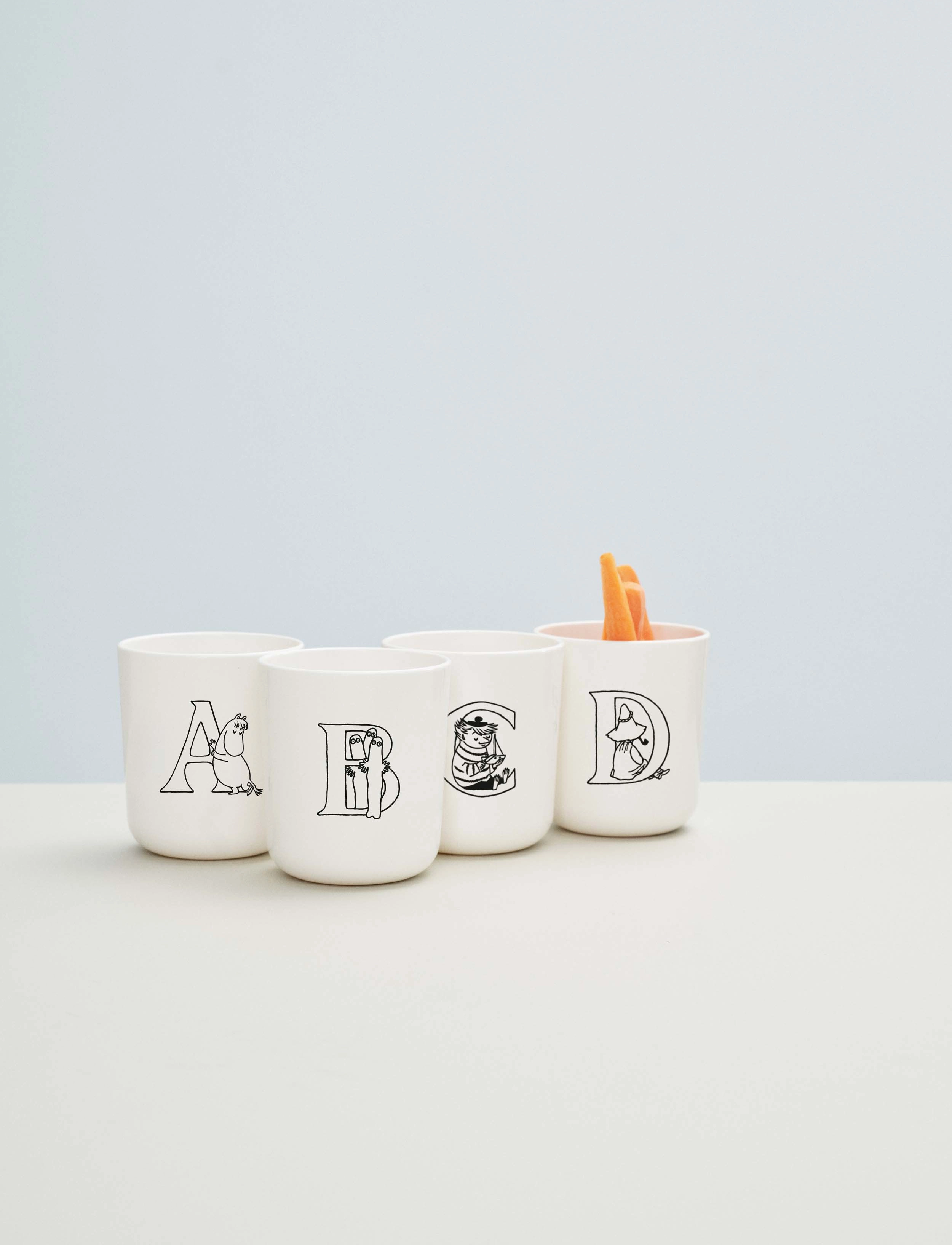 RIG-TIG Moomin Abc Kop B 0.2 L., 20 CL, Cups & Mugs, Weiß - Espresso Cups, Kinder
