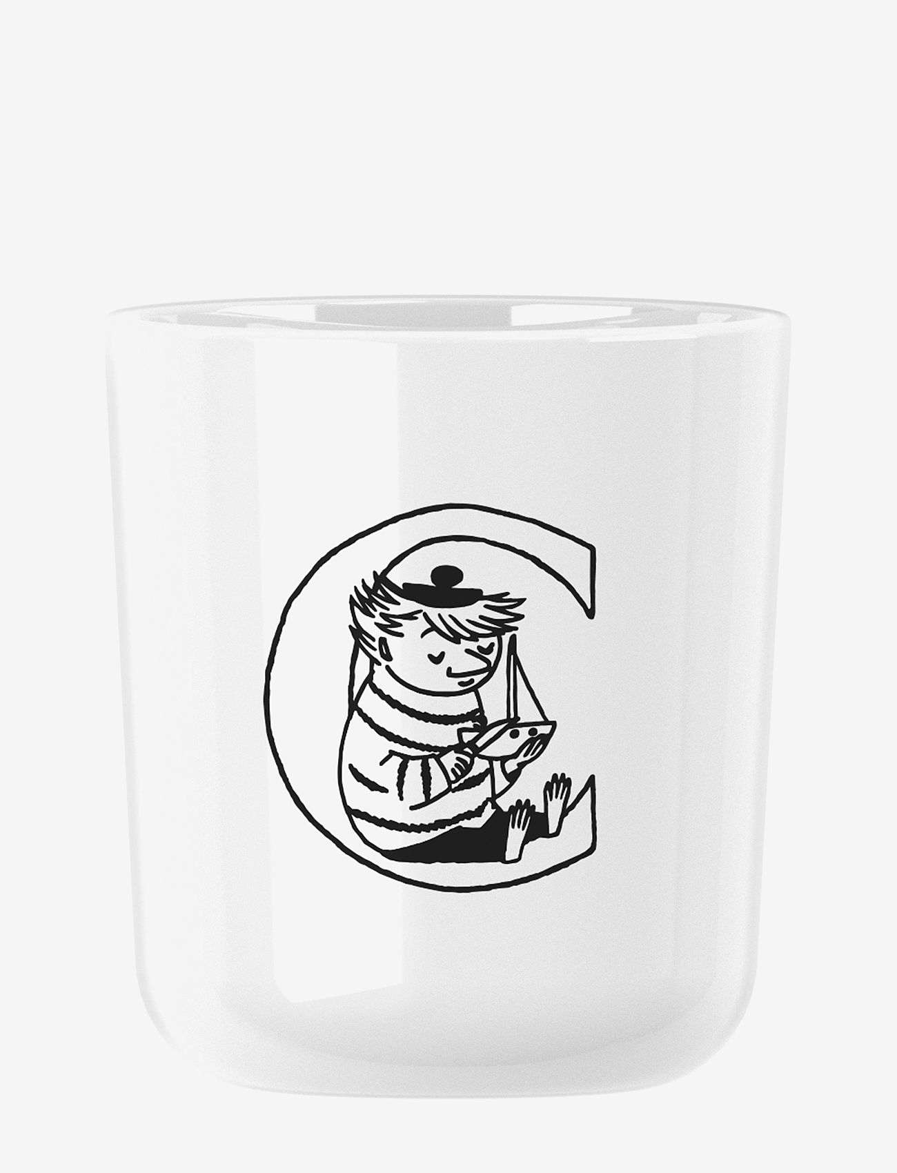 RIG-TIG - Moomin ABC mugg - C 0.2 l. Moomin white - espresso cups - white - 0