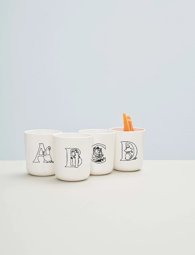 RIG-TIG - Moomin ABC mugg - C 0.2 l. Moomin white - espressotassen - white - 1