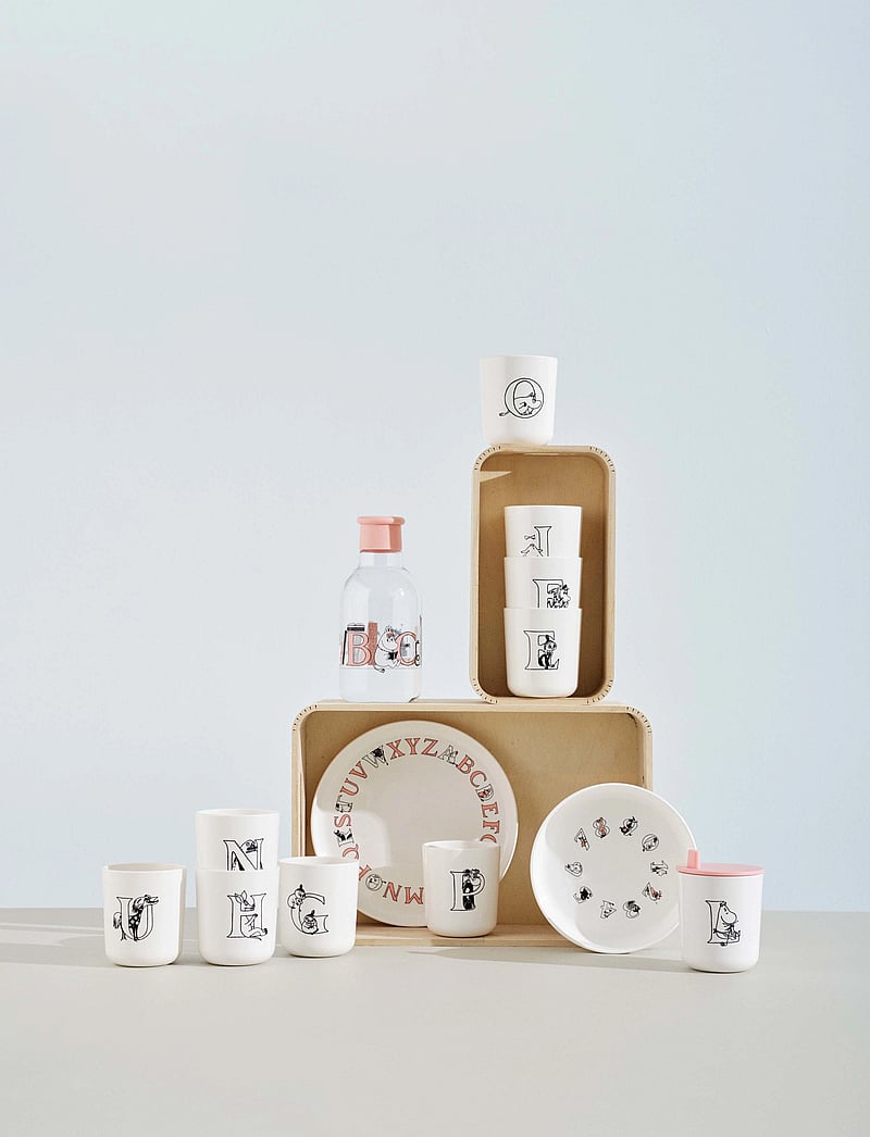 RIG-TIG - Moomin ABC mugg - E 0.2 l. Moomin white - espressotassid - white - 4