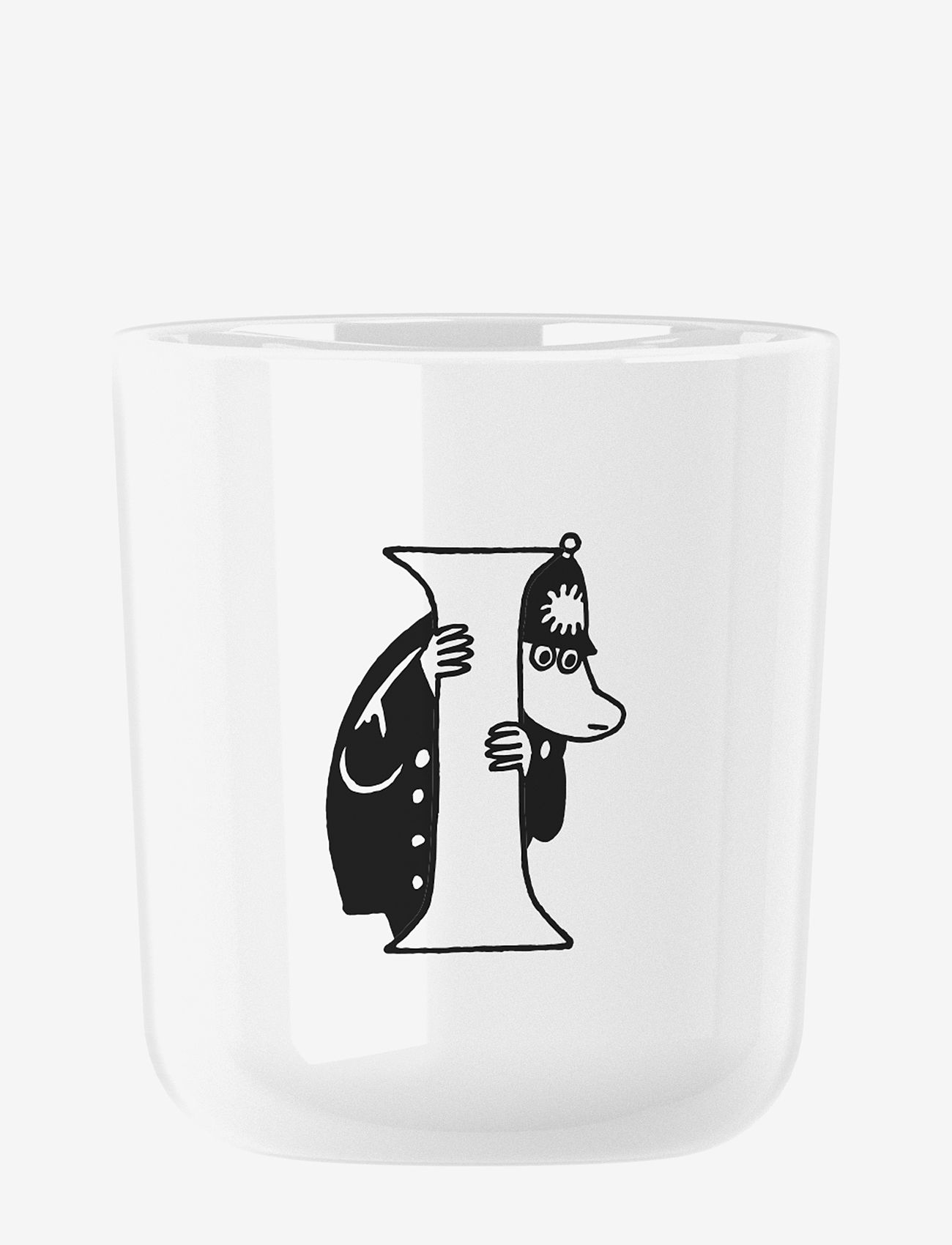 RIG-TIG - Moomin ABC mugg - I 0.2 l. Moomin white - espressotassen - white - 0