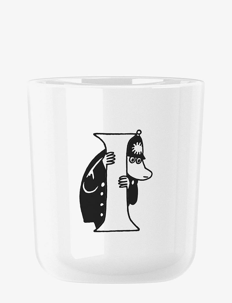 RIG-TIG - Moomin ABC mugg - I 0.2 l. Moomin white - espressotassen - white - 0