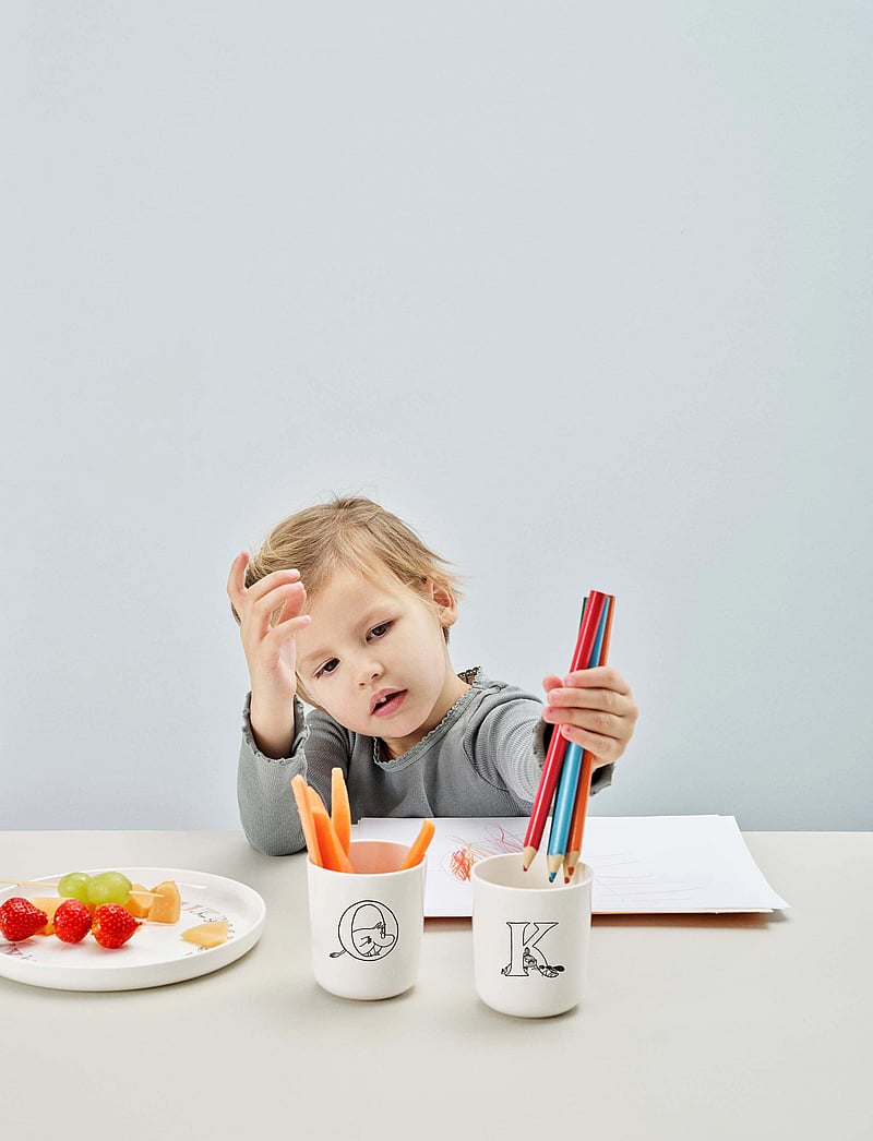 RIG-TIG - Moomin ABC mugg - K 0.2 l. Moomin white - espressotassen - white - 0