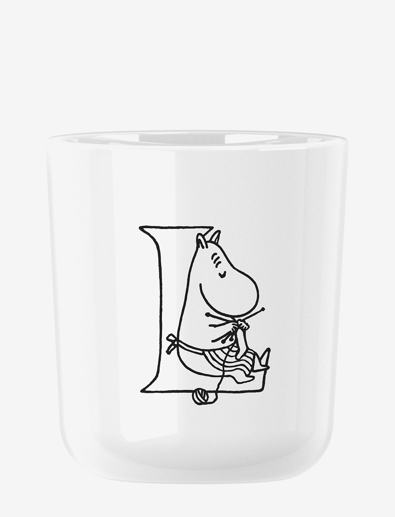 RIG-TIG Moomin Abc Mugg - L 0.2 L. Moomin White – filiżanki