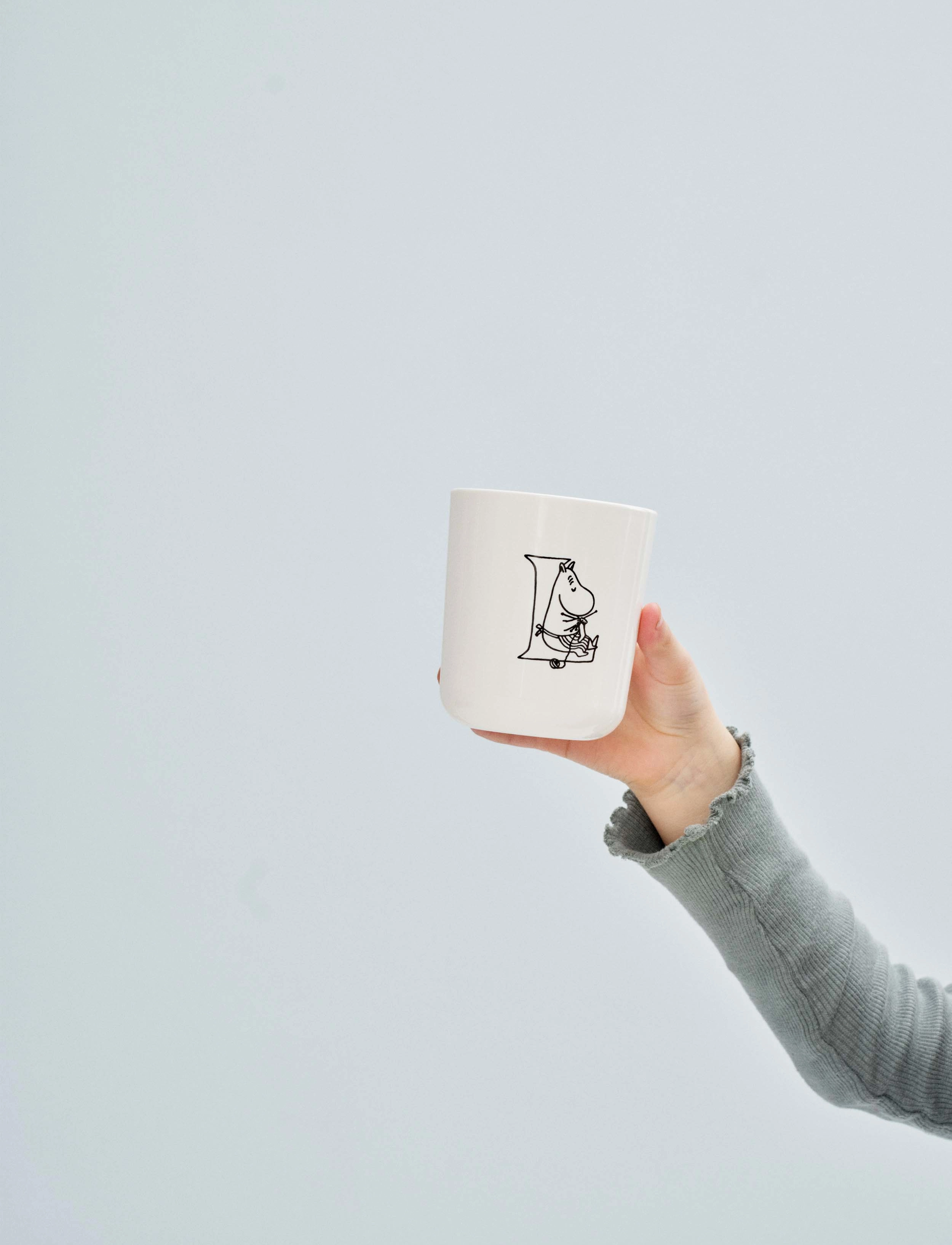 RIG-TIG Moomin Abc Kop L 0.2 L., 20 CL, Cups & Mugs, Weiß - Espresso Cups, Kinder