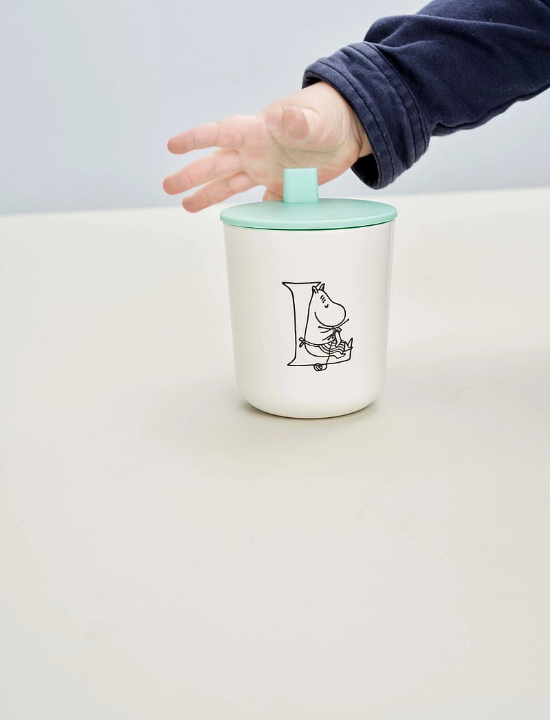 RIG-TIG - Moomin ABC mugg - L 0.2 l. Moomin white - espressotassen - white - 3