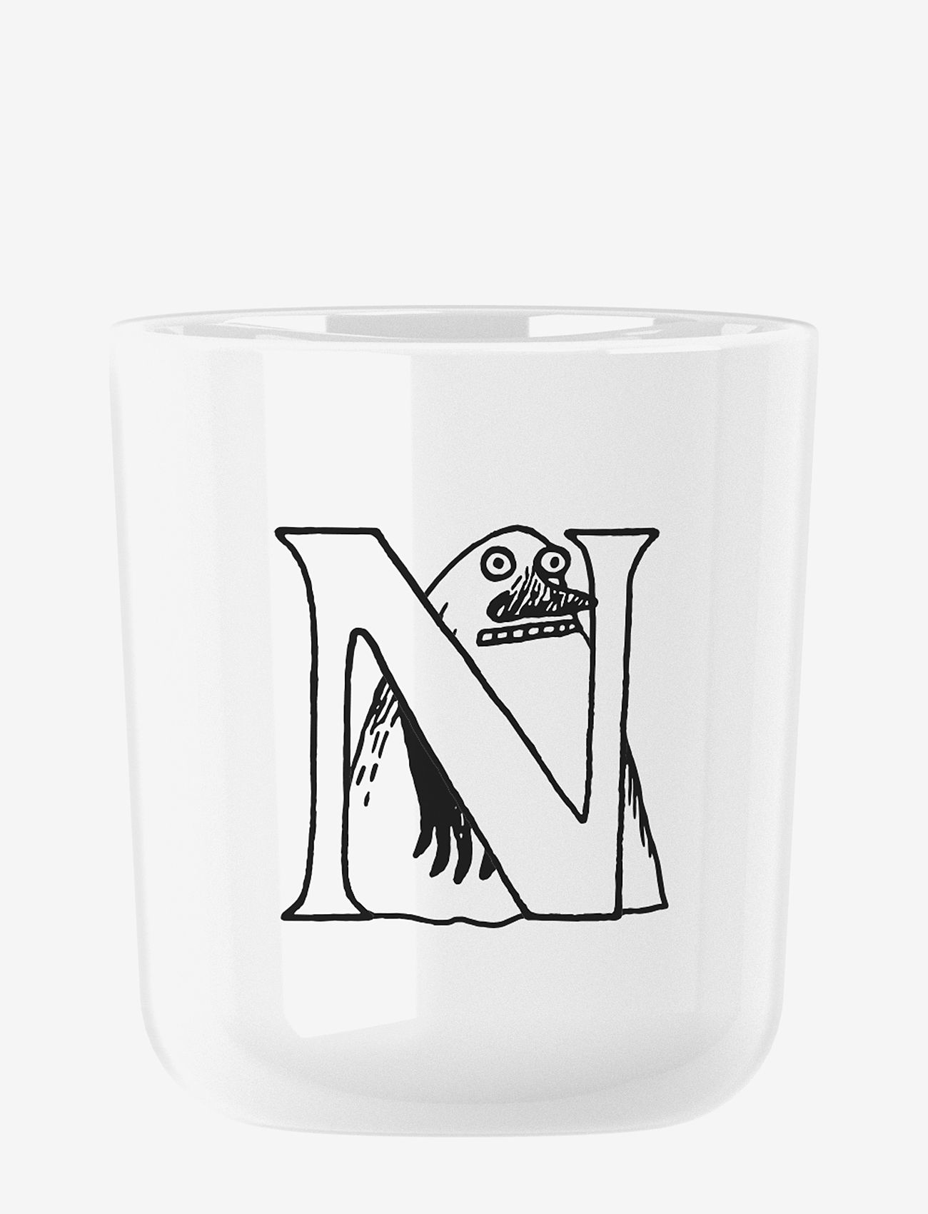 RIG-TIG - Moomin ABC mugg - N 0.2 l. Moomin white - lowest prices - white - 0