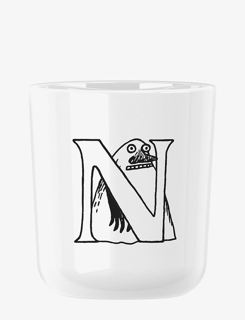 RIG-TIG - Moomin ABC mugg - N 0.2 l. Moomin white - espressotassen - white - 1