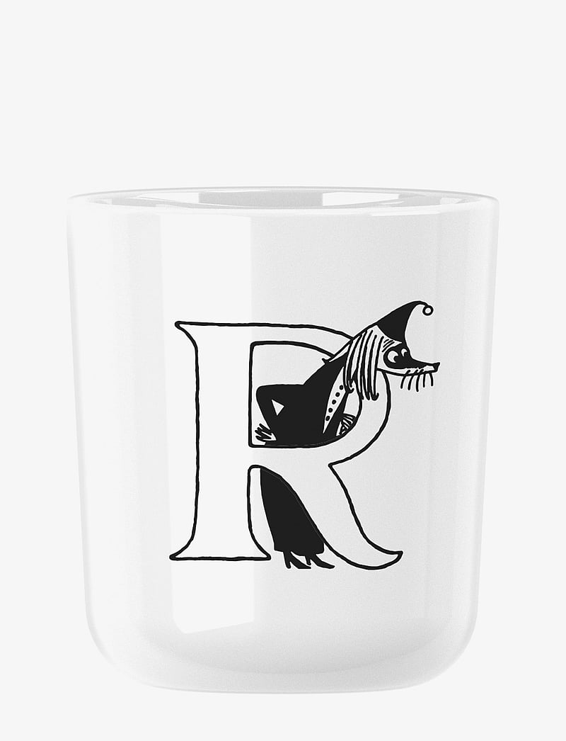 RIG-TIG - Moomin ABC mugg - R 0.2 l. Moomin white - espressotassen - white - 1