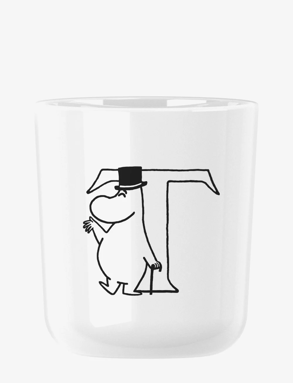 RIG-TIG - Moomin ABC mugg - T 0.2 l. Moomin white - expressobollar - white - 0
