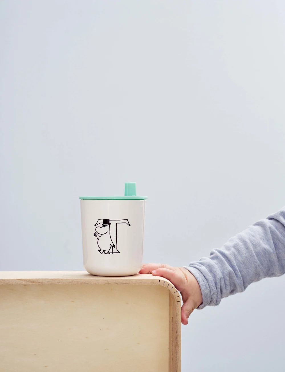 RIG-TIG - Moomin ABC mugg - T 0.2 l. Moomin white - expressobollar - white - 1