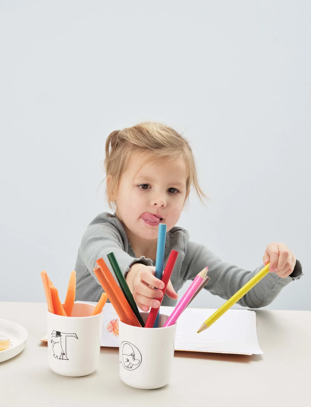 RIG-TIG - Moomin ABC mugg - T 0.2 l. Moomin white - expressobollar - white - 3