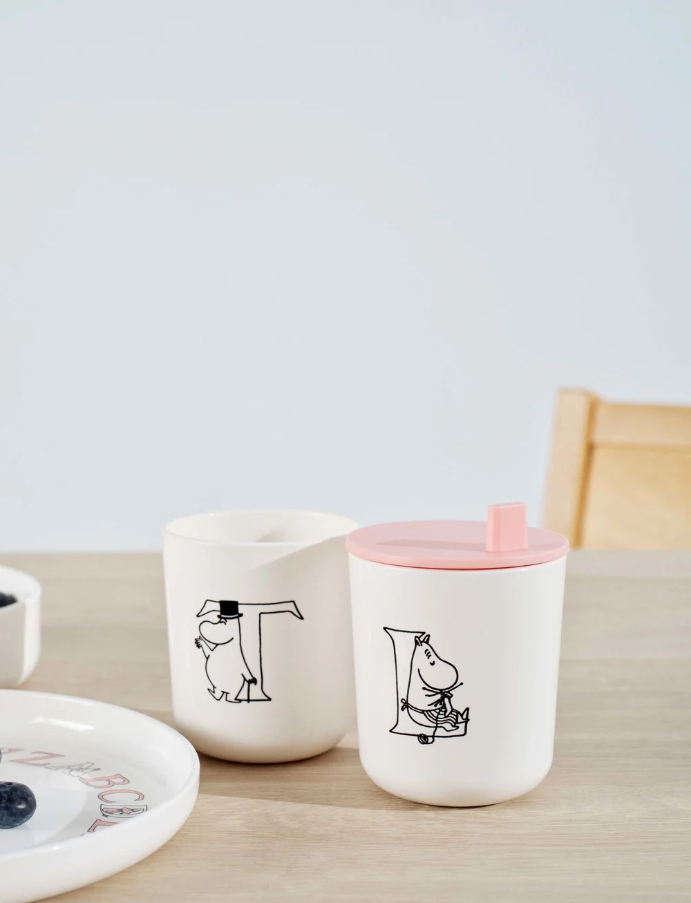 RIG-TIG - Moomin ABC mugg - T 0.2 l. Moomin white - expressobollar - white - 5