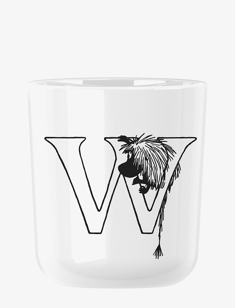 RIG-TIG - Moomin ABC mugg - W 0.2 l. Moomin white - espressotassid - white - 0