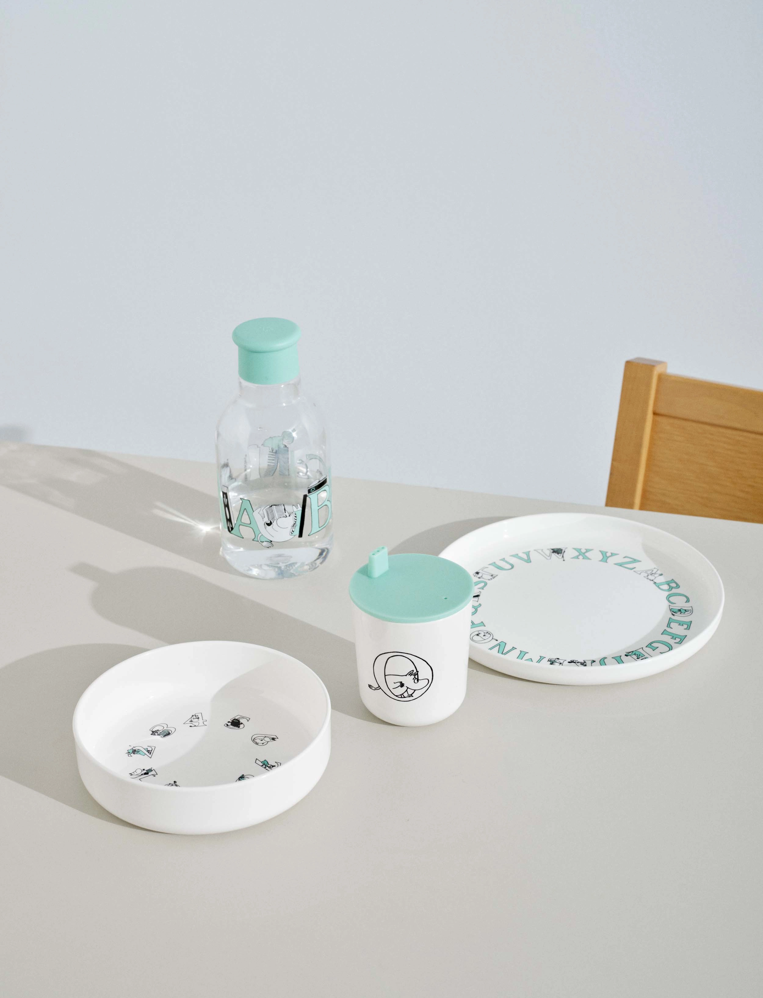 RIG-TIG Moomin Abc Drikkelåg Til Kop, 7.5X7.5X2.8 cm, Blue, Gryder & Pander > Låg & Tilbehør, Unisex