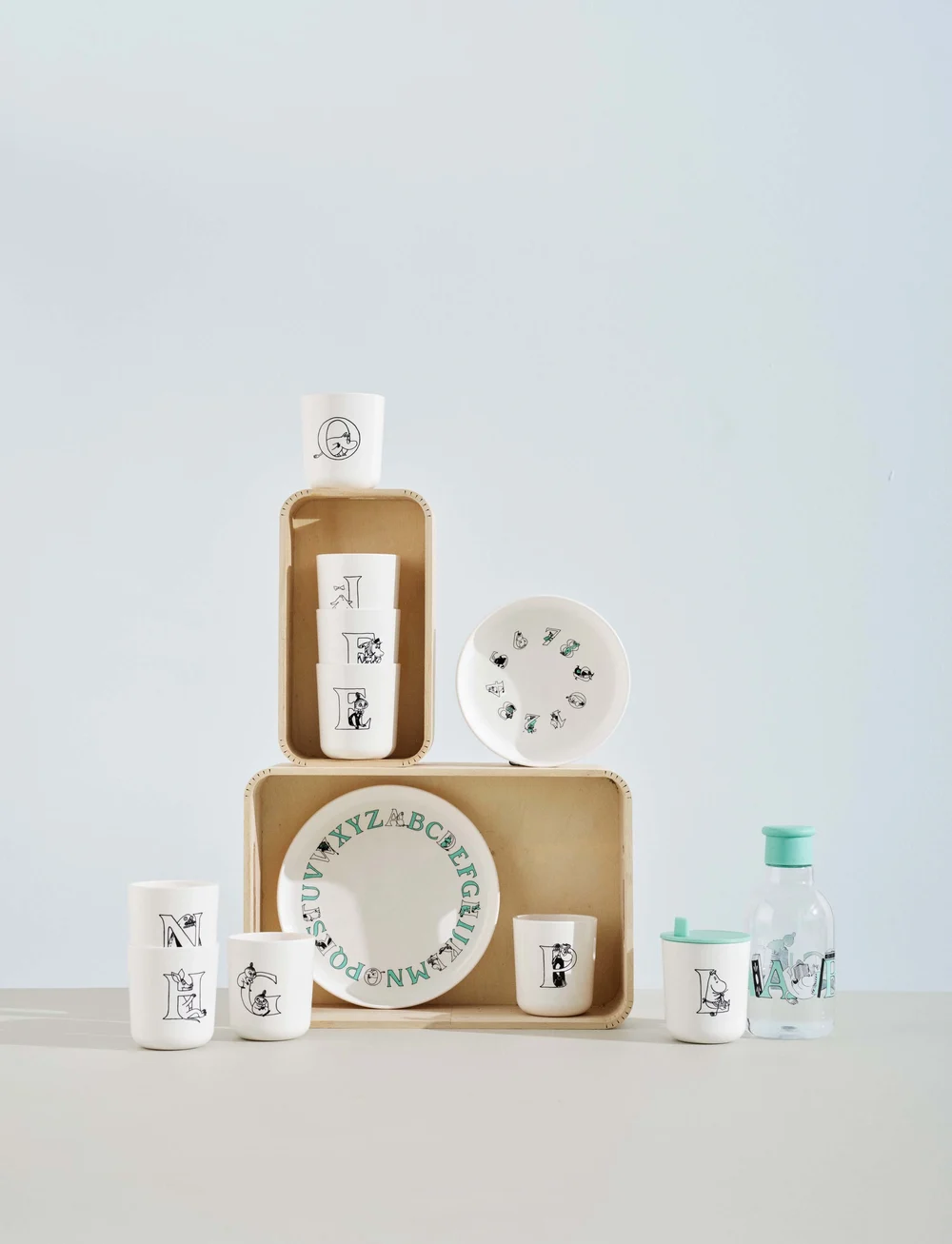 RIG-TIG - Moomin ABC dricksflaska 0.5 l. Moomin turqouise - wasserflaschen & thermosflaschen - turqouise - 4