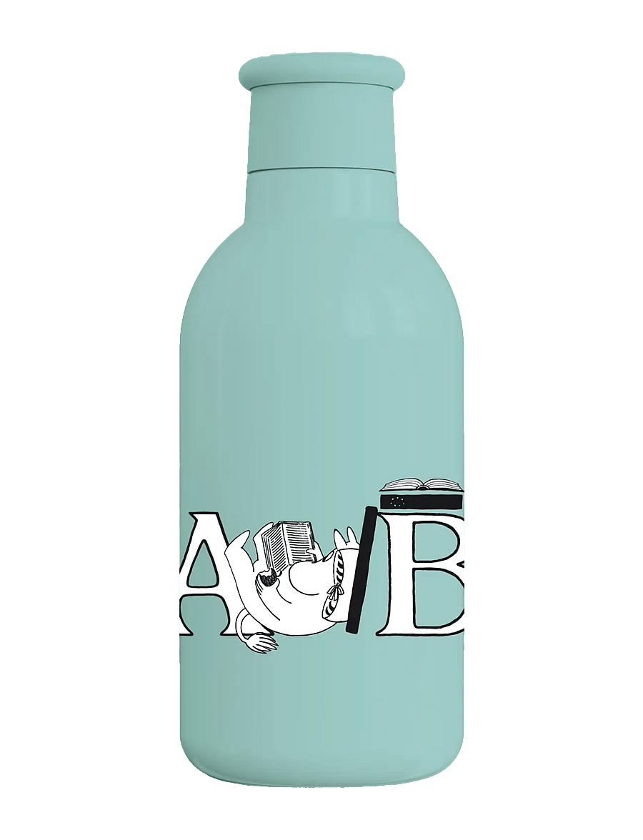 RIG-TIG - RIG-TIG Moomin ABC vacuum insulated bottle 0.5 l. Moomin turqouise - thermosflaschen - moomin turqouise - 1