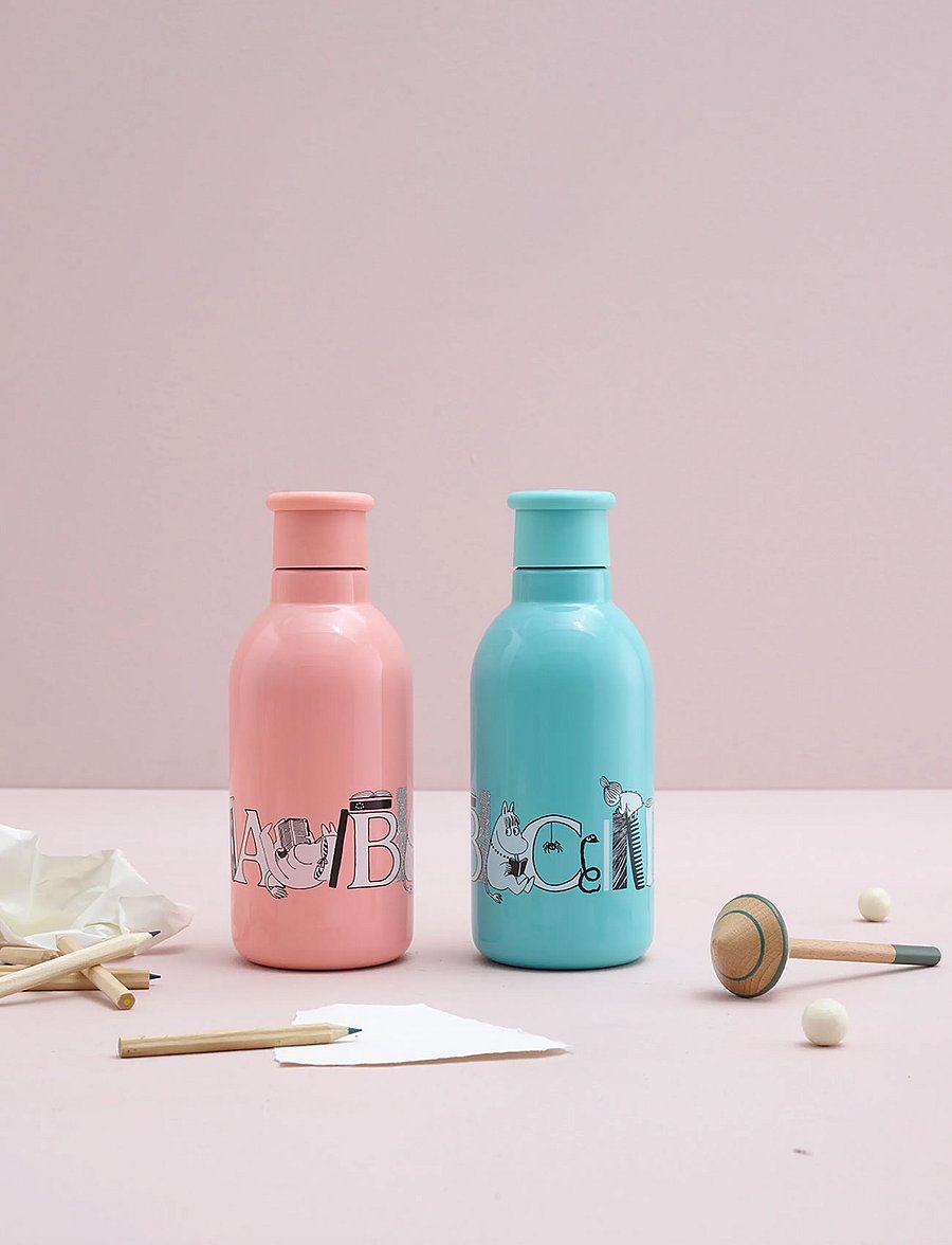 RIG-TIG - RIG-TIG Moomin ABC vacuum insulated bottle 0.5 l. Moomin turqouise - thermosflaschen - moomin turqouise - 0