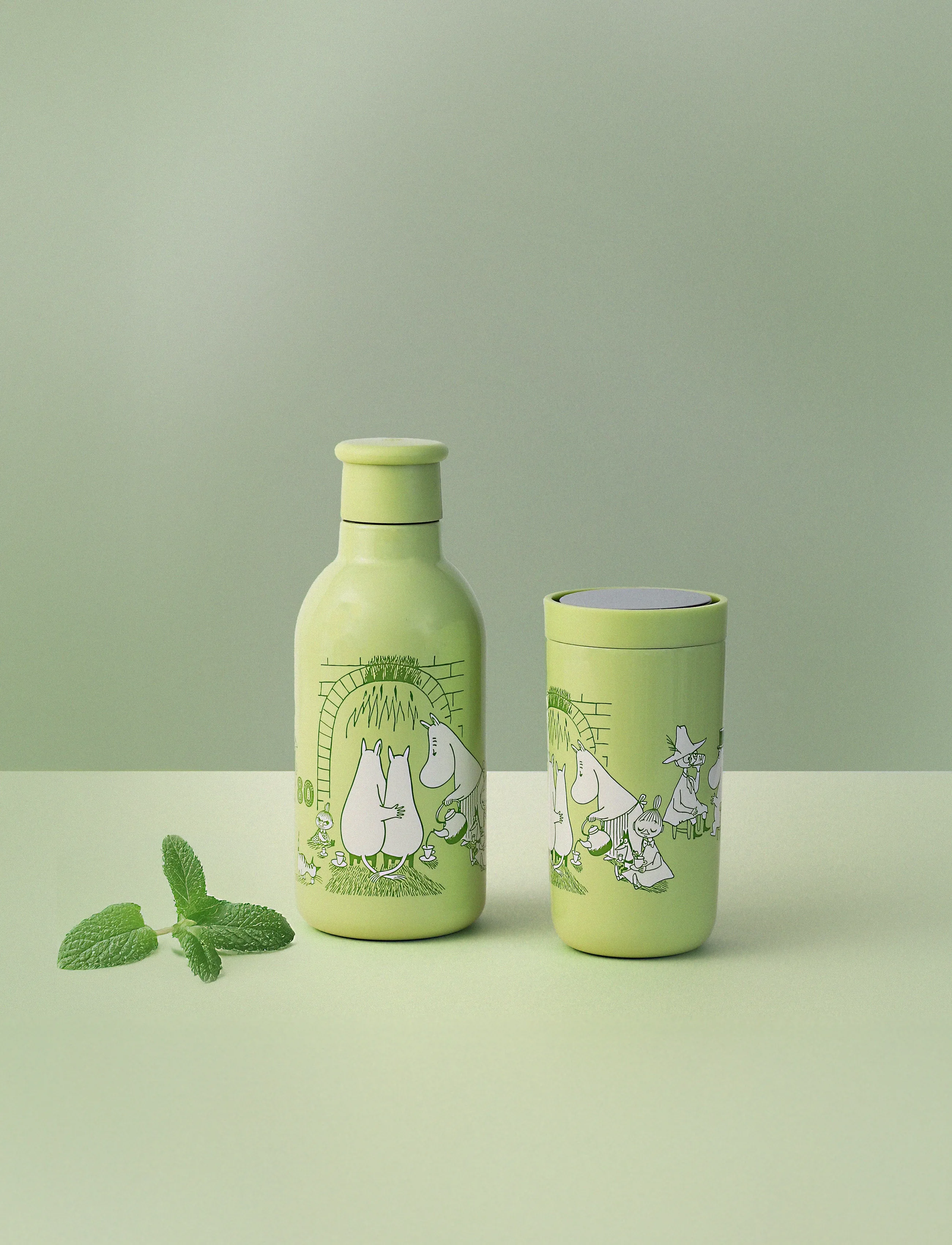 RIG-TIG Drink-It Termoflaske 0.5 L. Moomin Home, 0.5 L, Green, Køkken > Termoflasker, Unisex