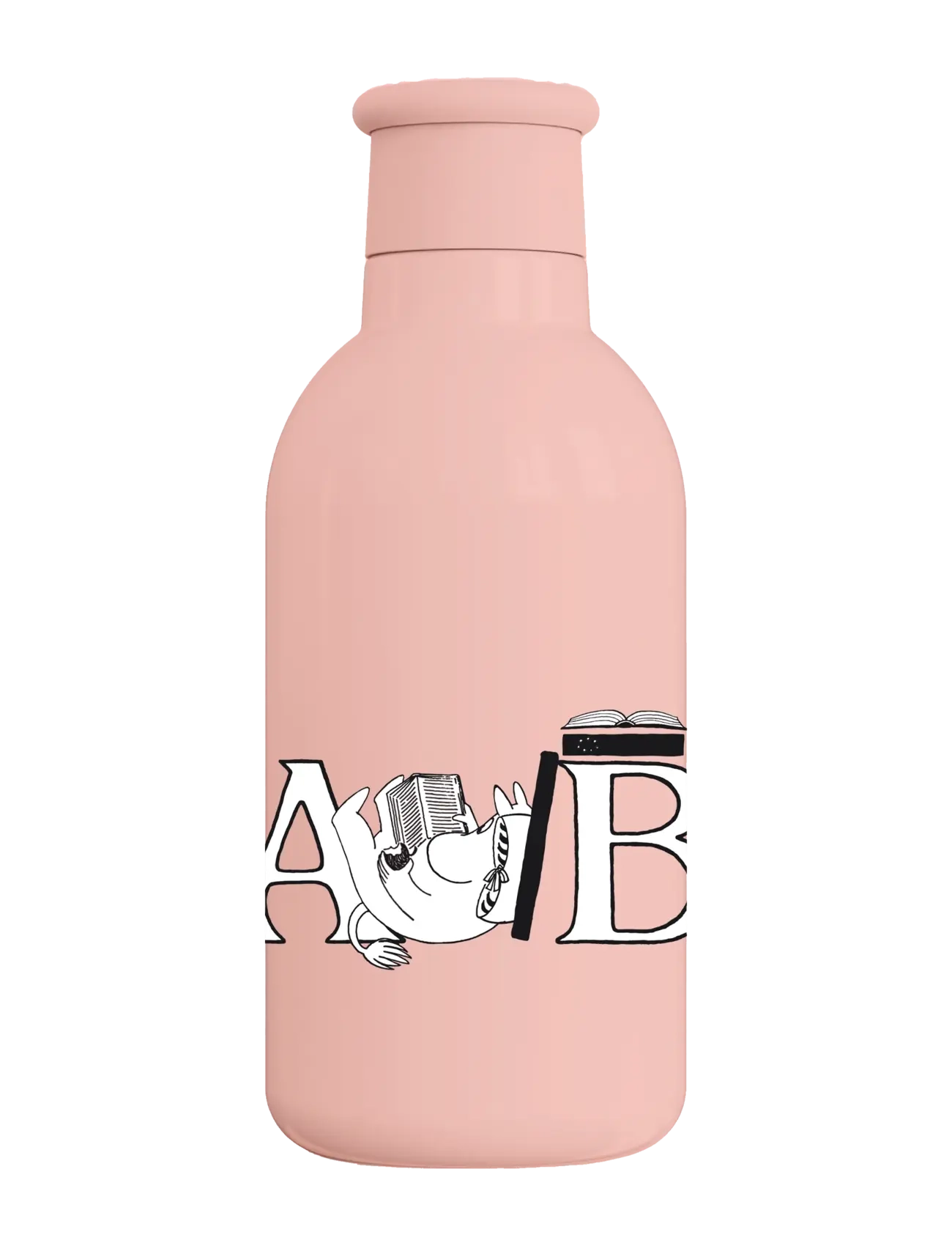 RIG-TIG Moomin Abc Termoflaske 0.5 L. Moomin Salmon, Thermal Bottles, Pink, Str: 0.5 L