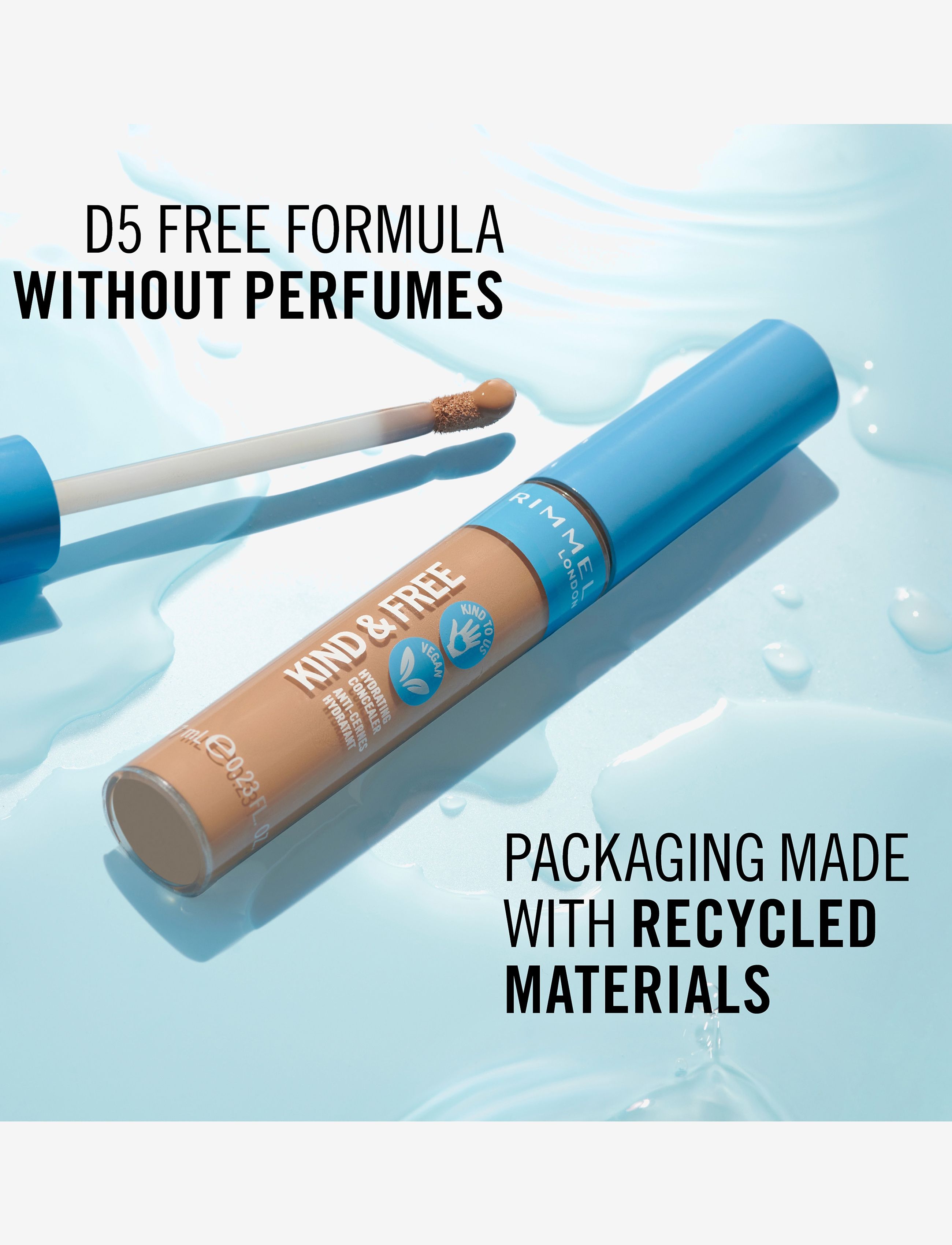 Rimmel - RIMMEL Kind & Free concealer - meikit - 10 fair - 5