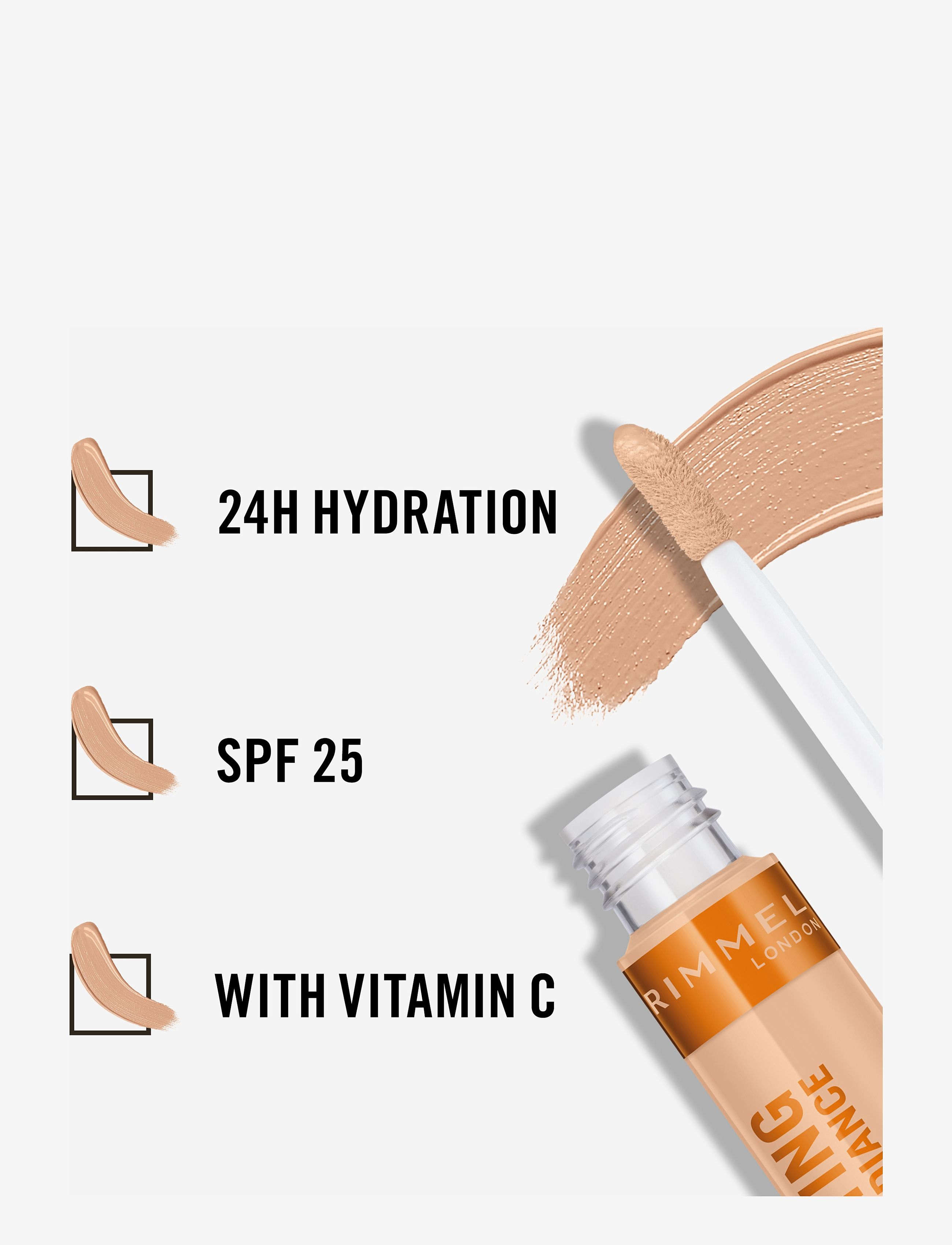 Rimmel - RIMMEL Lasting Radiance Concealer - smink - 030 classic beige - 3