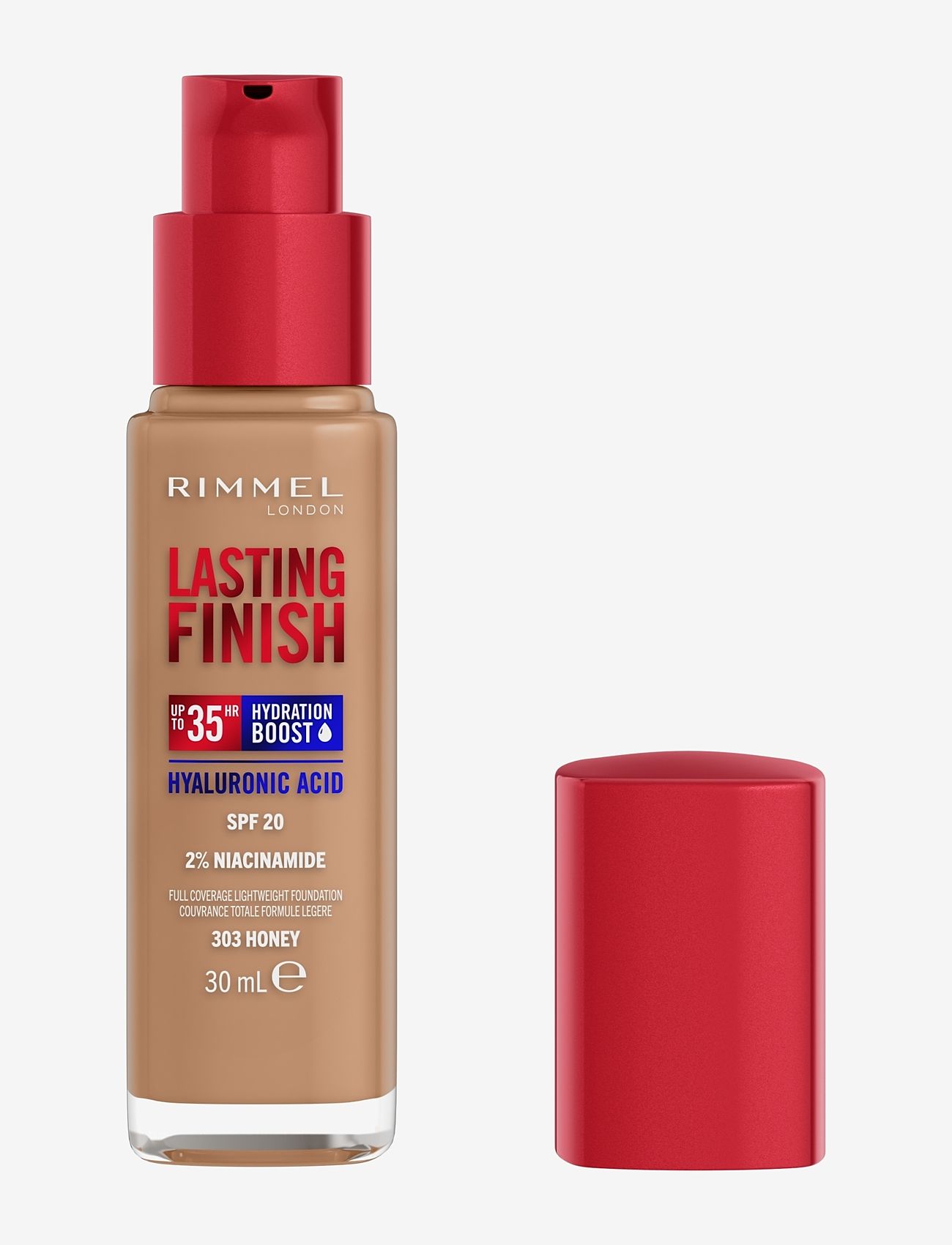 Rimmel Clean Lasting Finish Foundation 303 Honey, Foundation, Str: 30 ml
