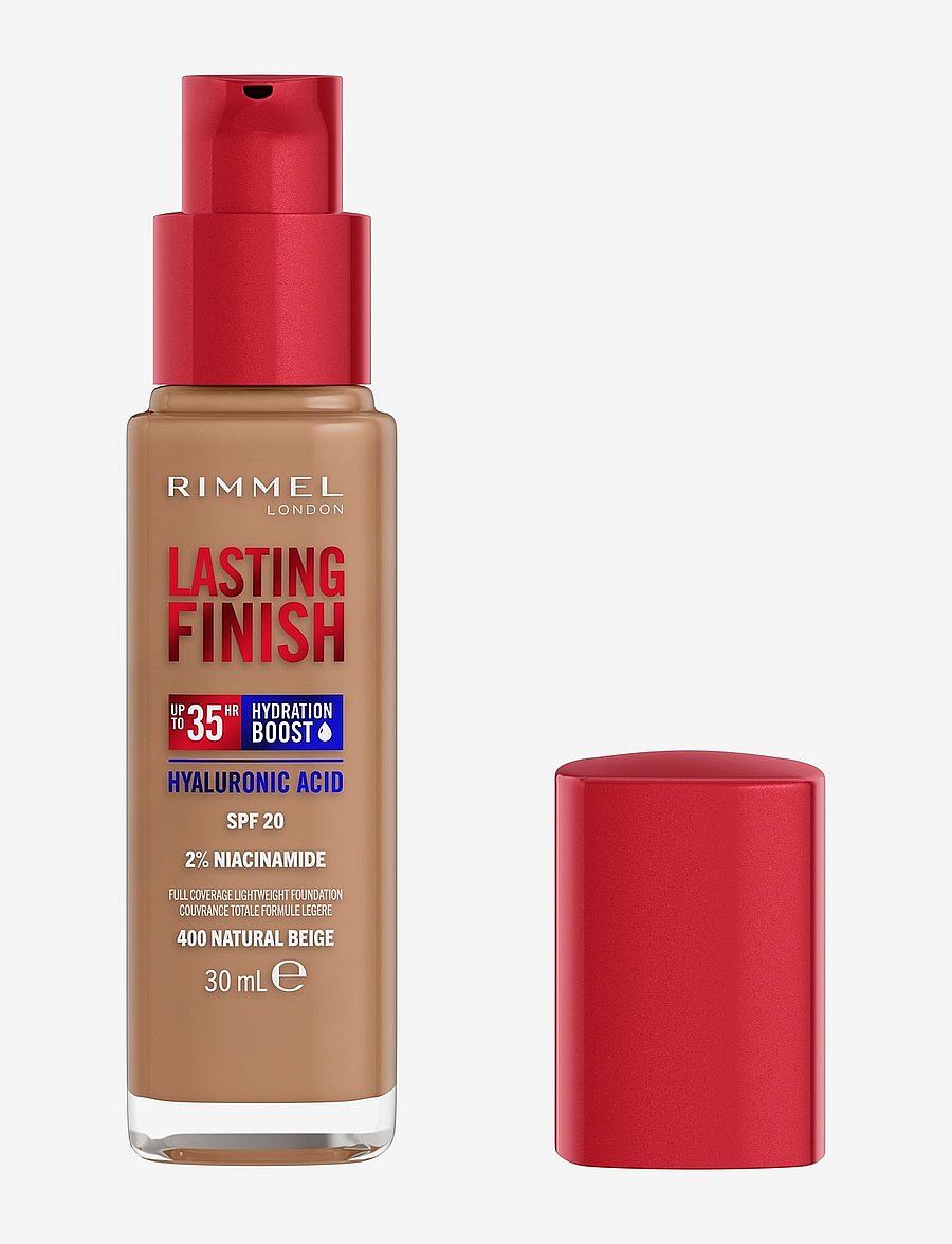 Rimmel - Clean Lasting Finish Foundation 400 natural beige - 400 natural beige - 0