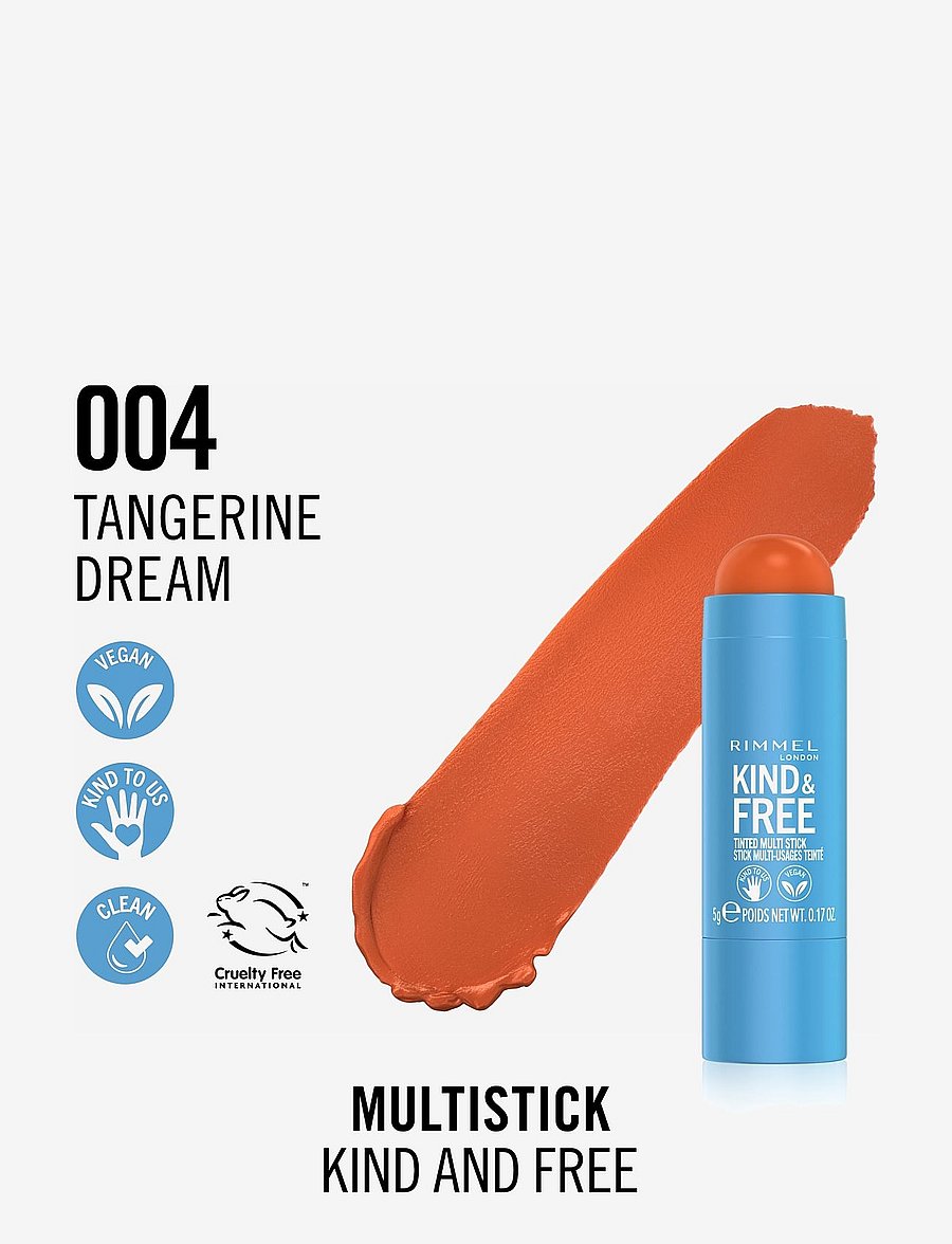 Rimmel - K&F Multi Stick - läppbalsam - 004 tangerine dream - 1