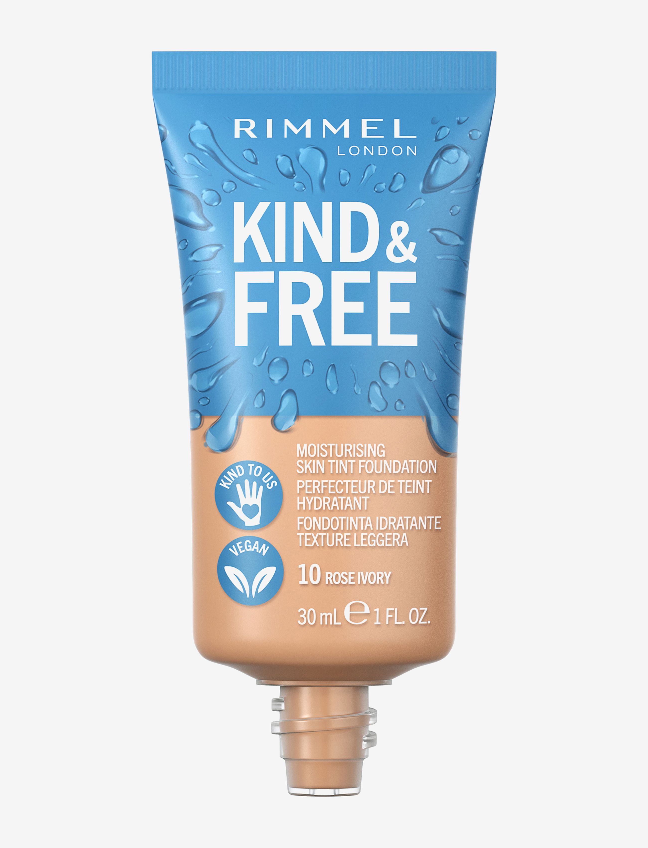 Rimmel - RIMMEL Kind&Free skin tint - meikit - 10 rose ivory - 1