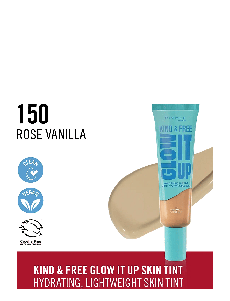 Rimmel - Kind&Free skin tint 150 Rose Vanilla 30.00 ML - makeup - 150 rose vanilla - 1
