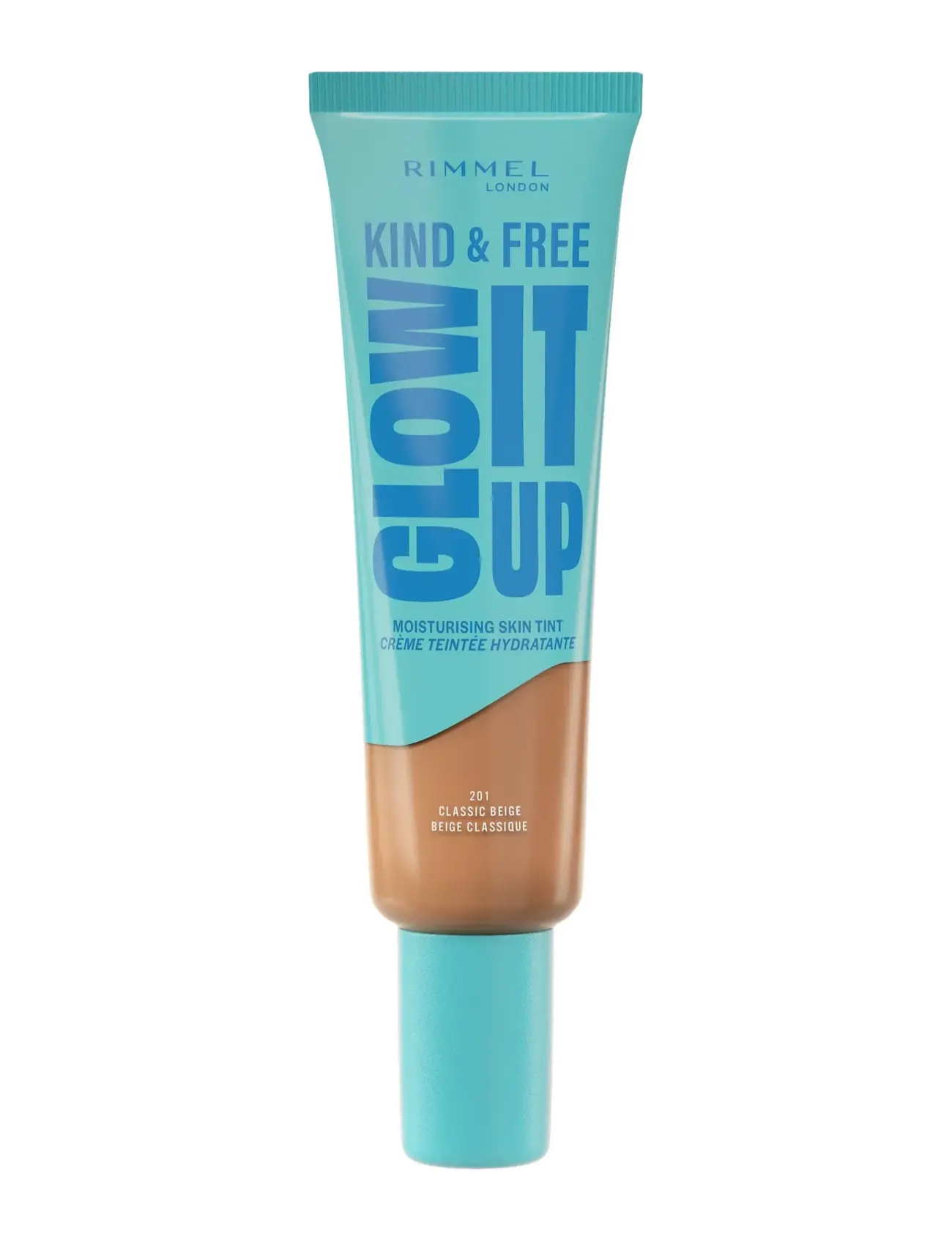 Rimmel Kind&Free Skin Tint Classic Beige 201 30.00 ml, 30 ml, Ansigt > Foundation, Dame
