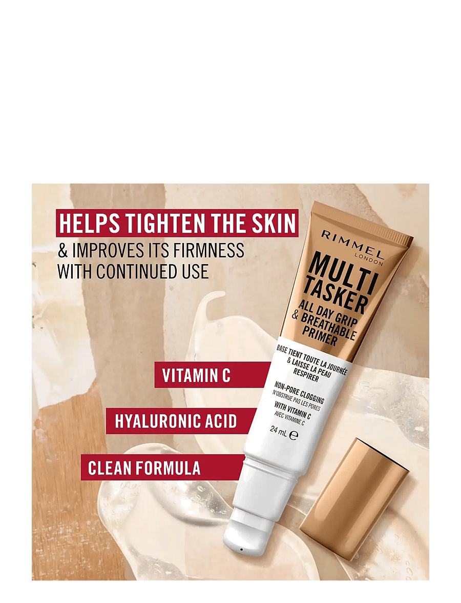 Rimmel - Multi Tasker All day grip clear primer 24.00 ML - all day grip clear primer - 4