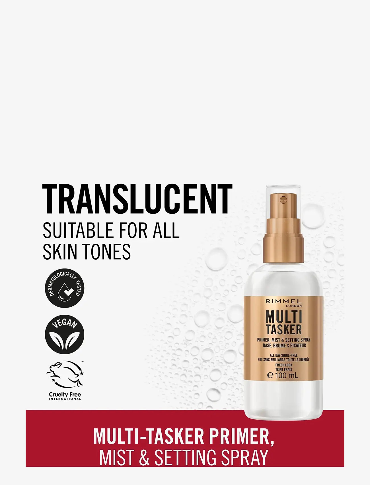 Rimmel - Multi Tasker Setting spray 100.00 ML - skintonic & toner - setting spray - 1