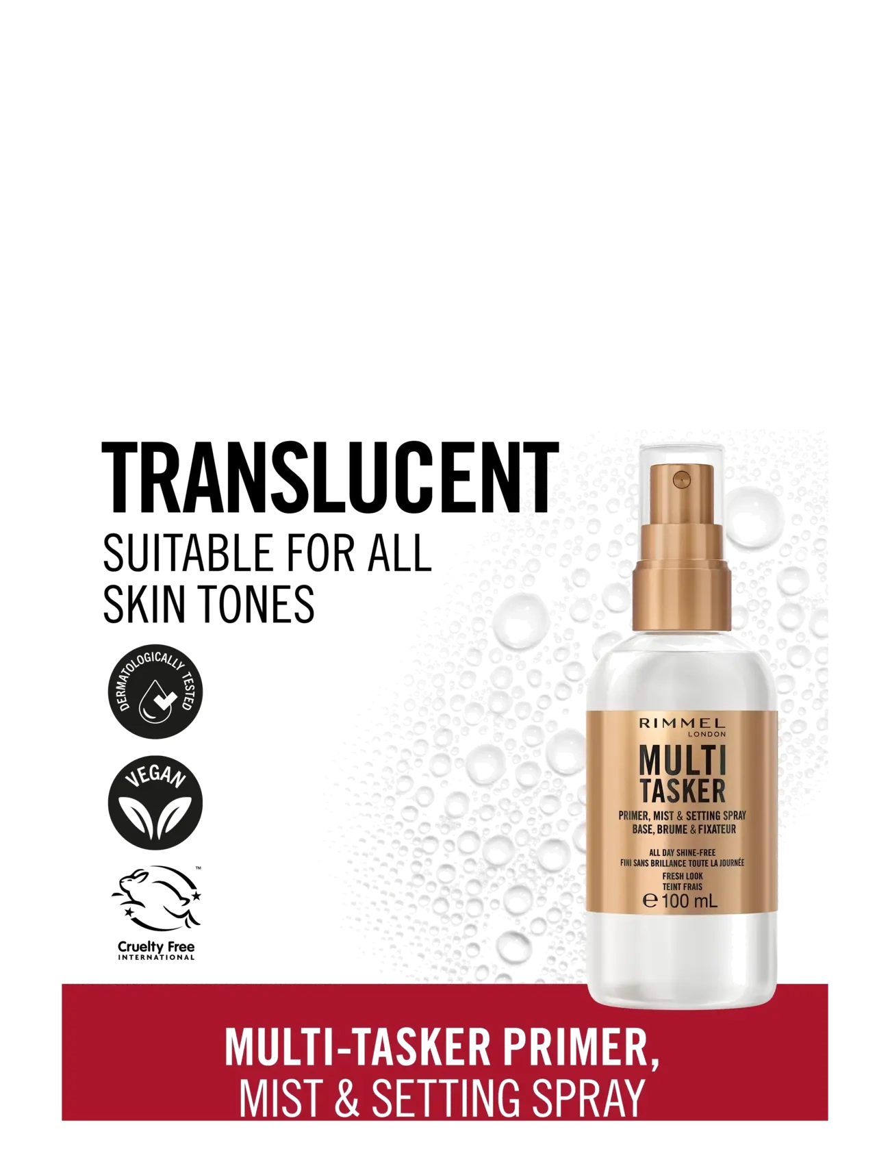 Rimmel - Multi Tasker Setting spray 100.00 ML - kasvovedet - setting spray - 1