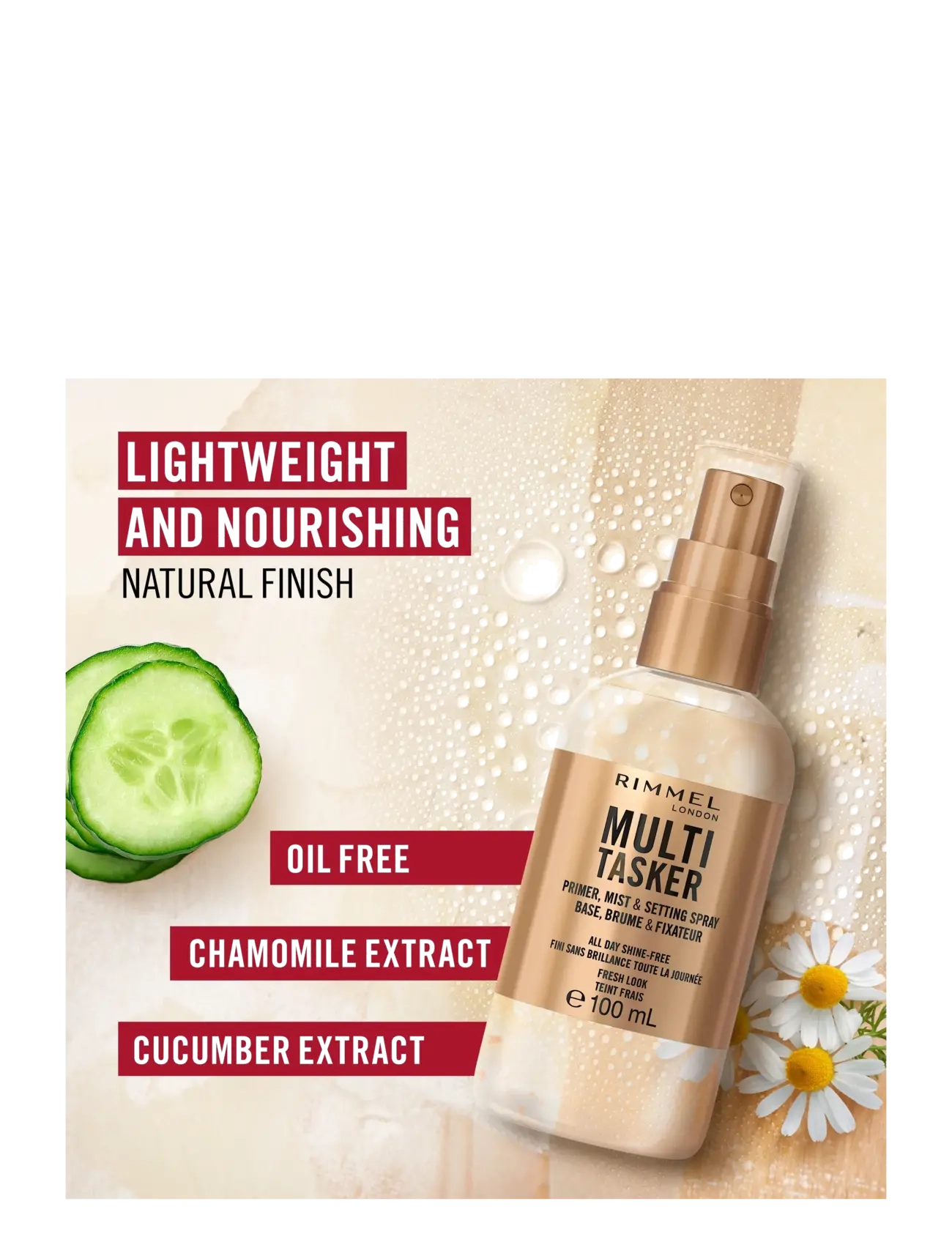 Rimmel - Multi Tasker Setting spray 100.00 ML - kasvovedet - setting spray - 3