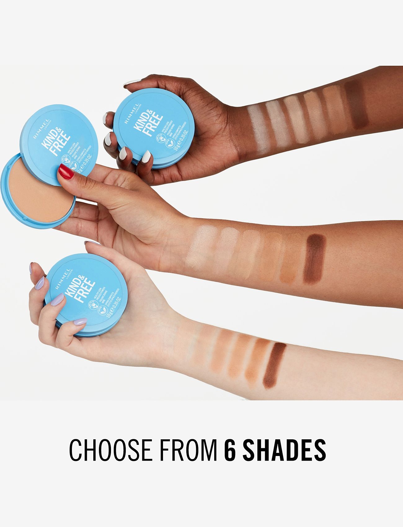 Rimmel - RIMMEL Kind &Free pressed powder - smink - 1 translucent - 5