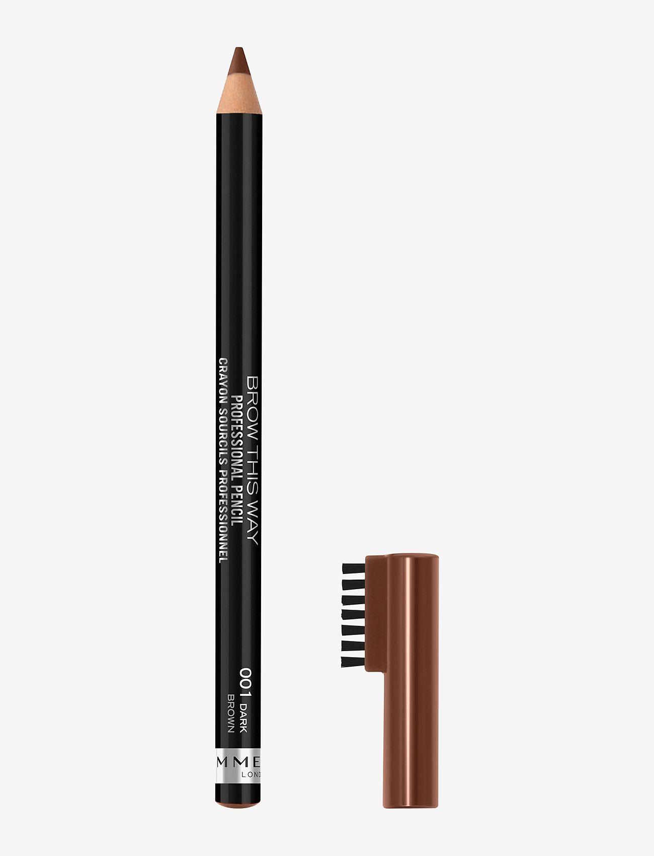 Rimmel - RIMMEL Professional Eye Brow Pencil - smink - 001 dark brown - 0