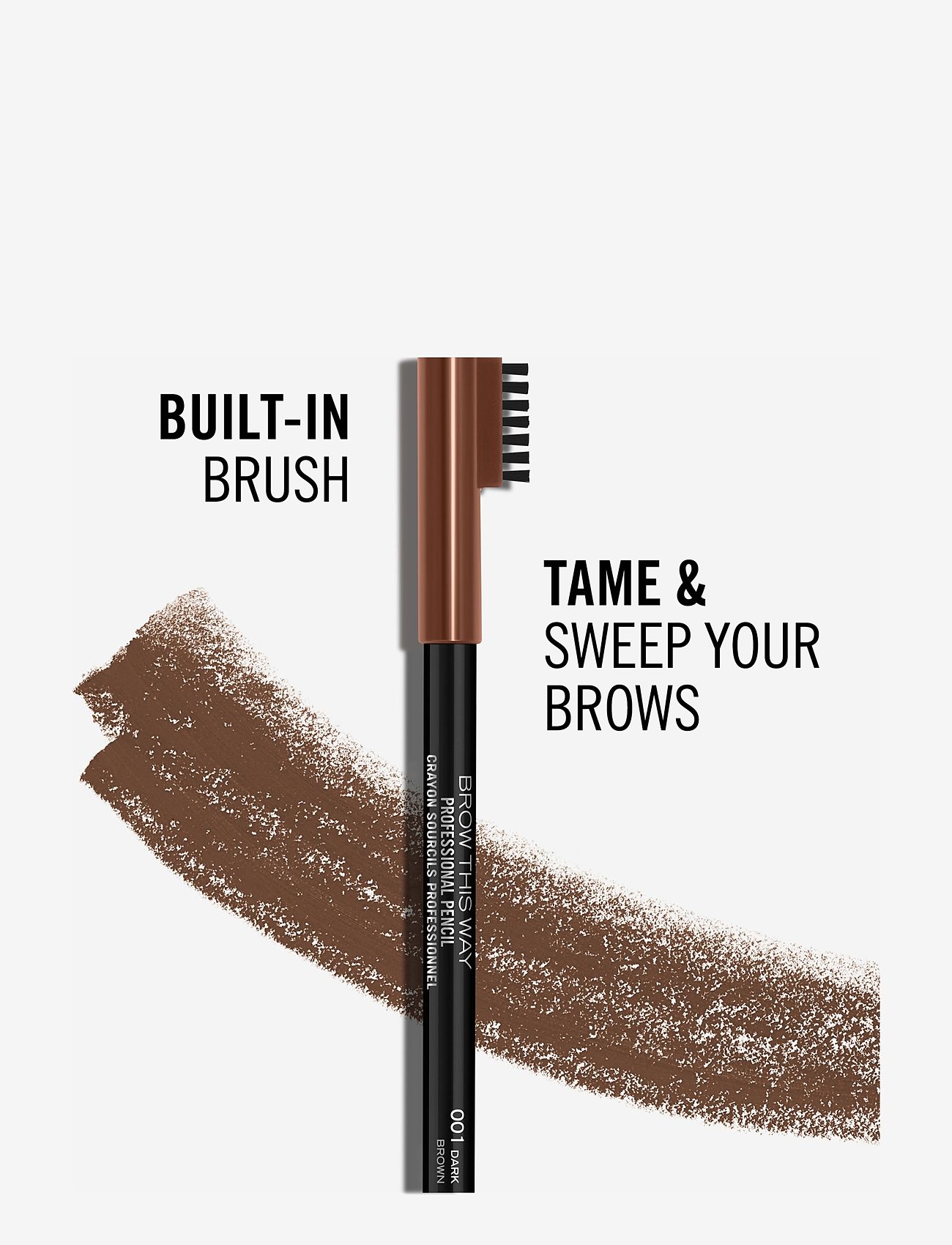 Rimmel - RIMMEL Professional Eye Brow Pencil - smink - 001 dark brown - 3