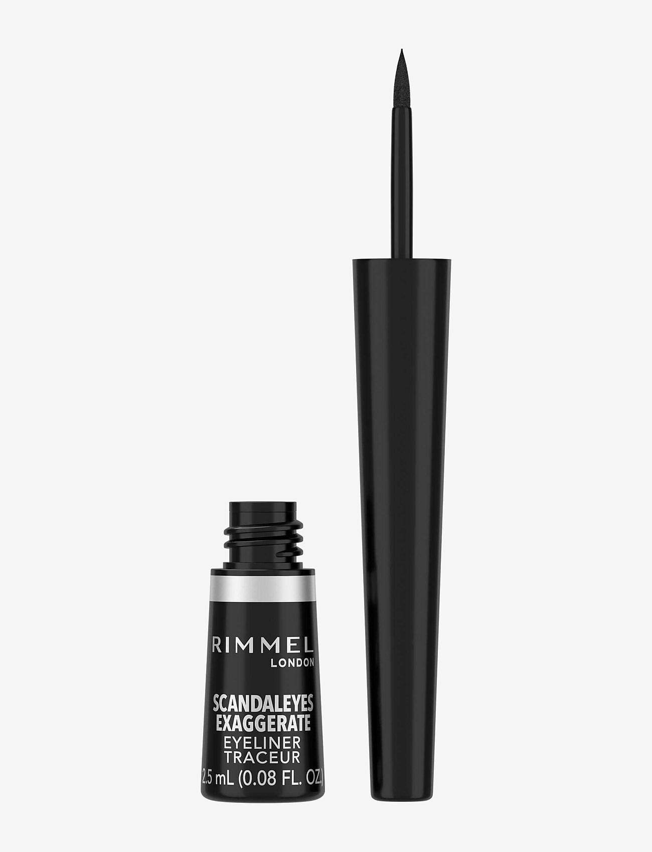 Rimmel - RIMMEL Exaggerate Liquid Eyeliner - smink - 001 black - 1