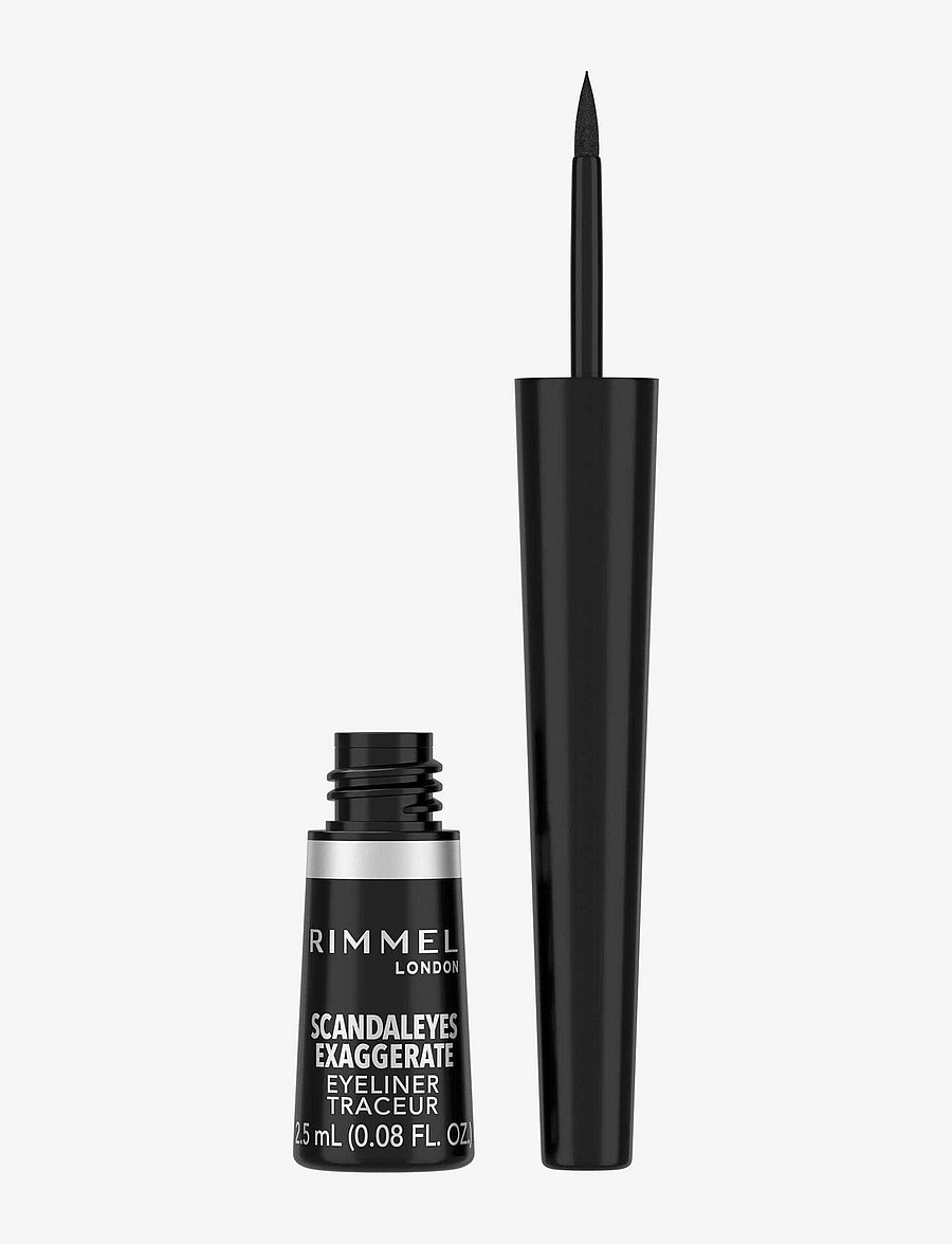 Rimmel - RIMMEL Exaggerate Liquid Eyeliner - smink - 001 black - 1