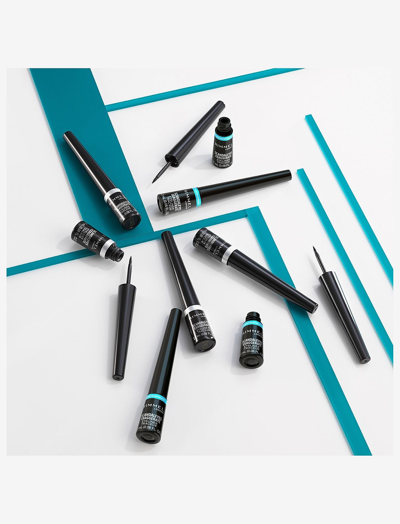 Rimmel - RIMMEL Exaggerate Liquid Eyeliner - smink - 001 black - 5