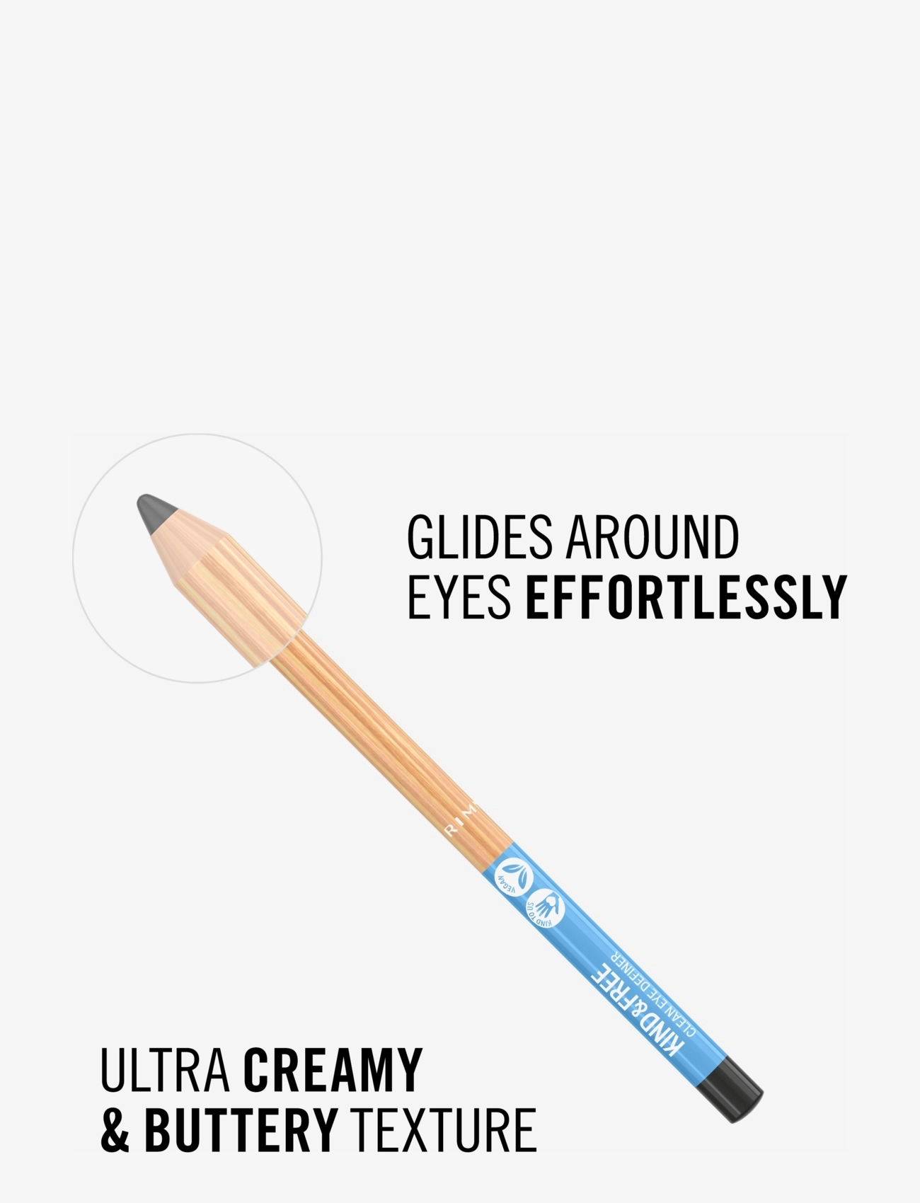 Rimmel - RIMMEL KF Clean eye liner - smink - 01 pitch - 4